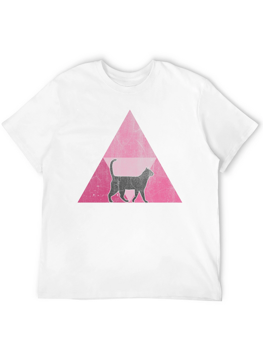 Triangle Cat Graphic Tee