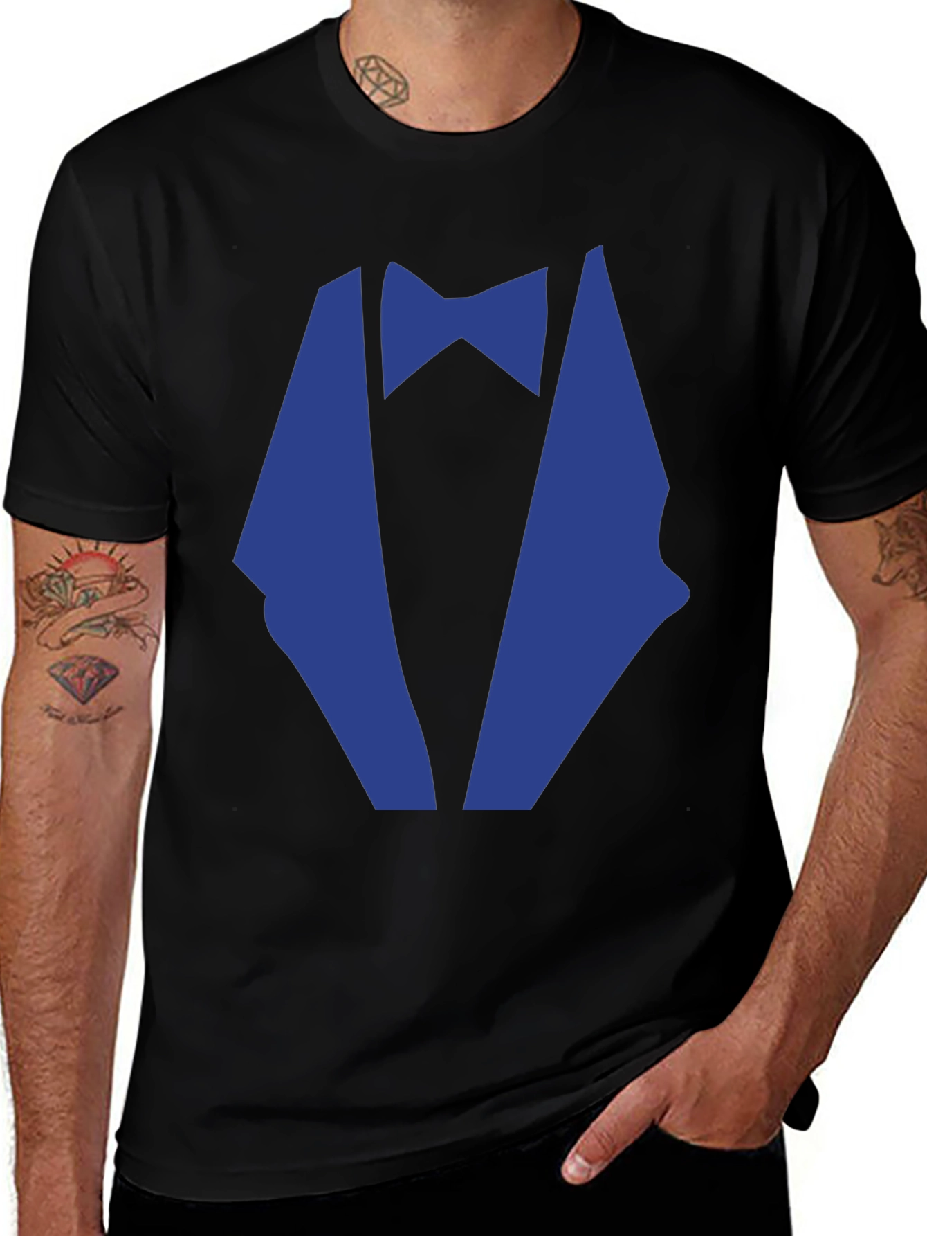 Tuxedo T-Shirt - Novelty Formal Wear Tee