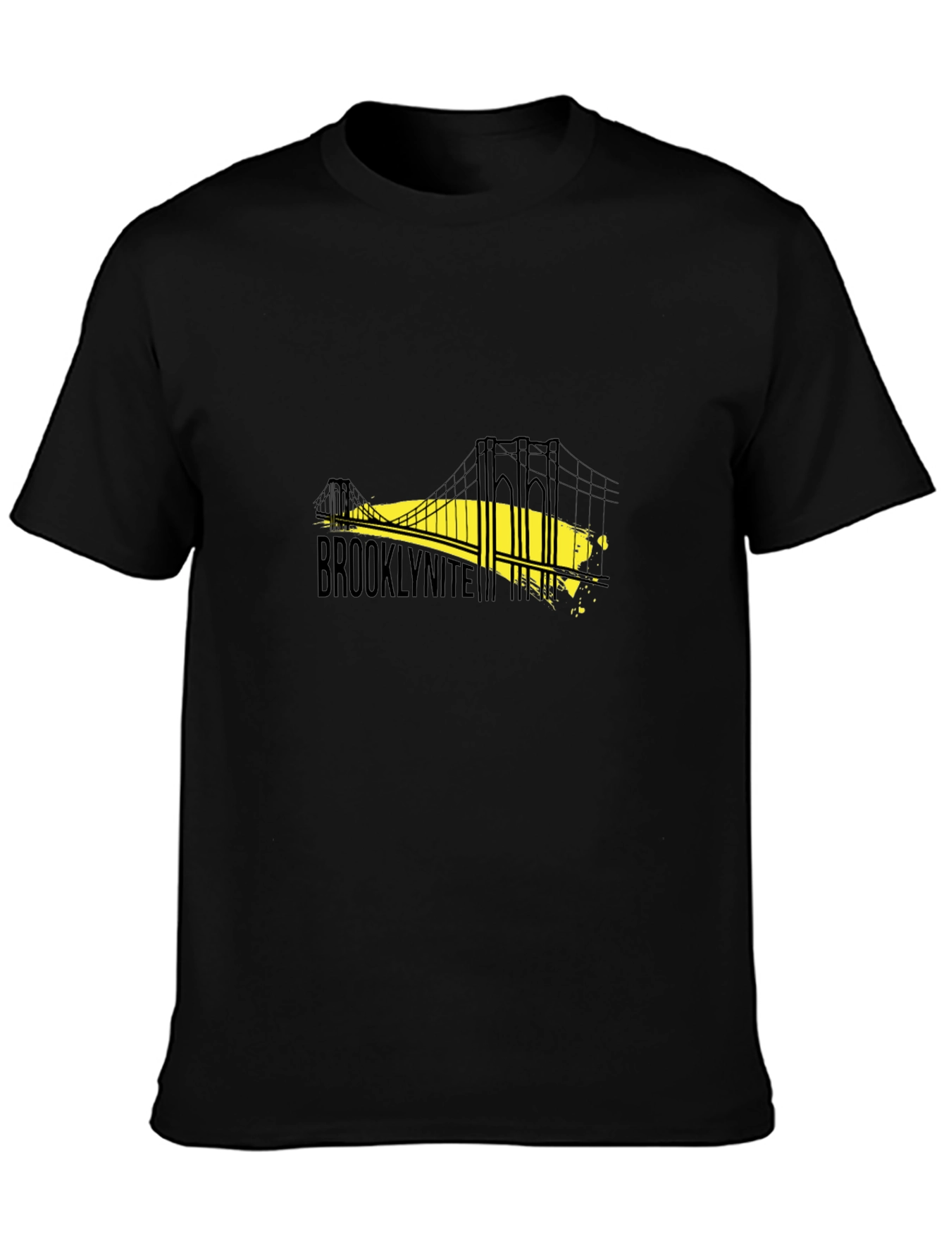 Brooklynite Bridge Graphic Tee - Black