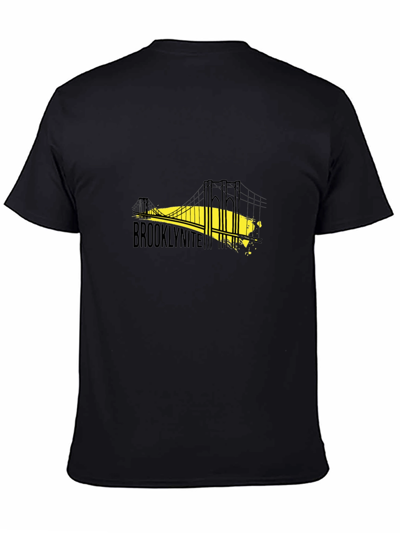 Brooklynite Bridge Graphic Tee - Black