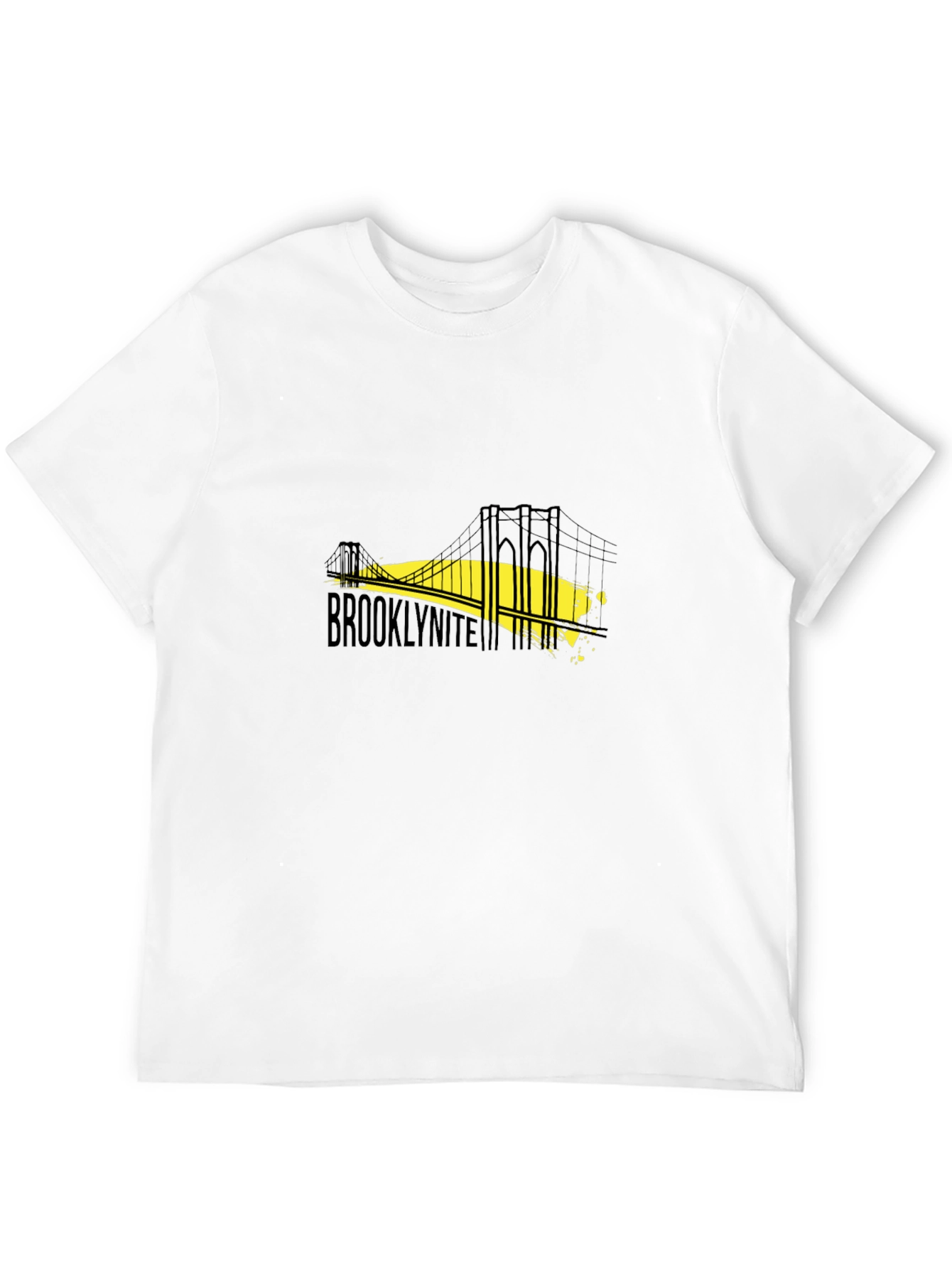 Brooklynite Bridge Graphic Tee - Black