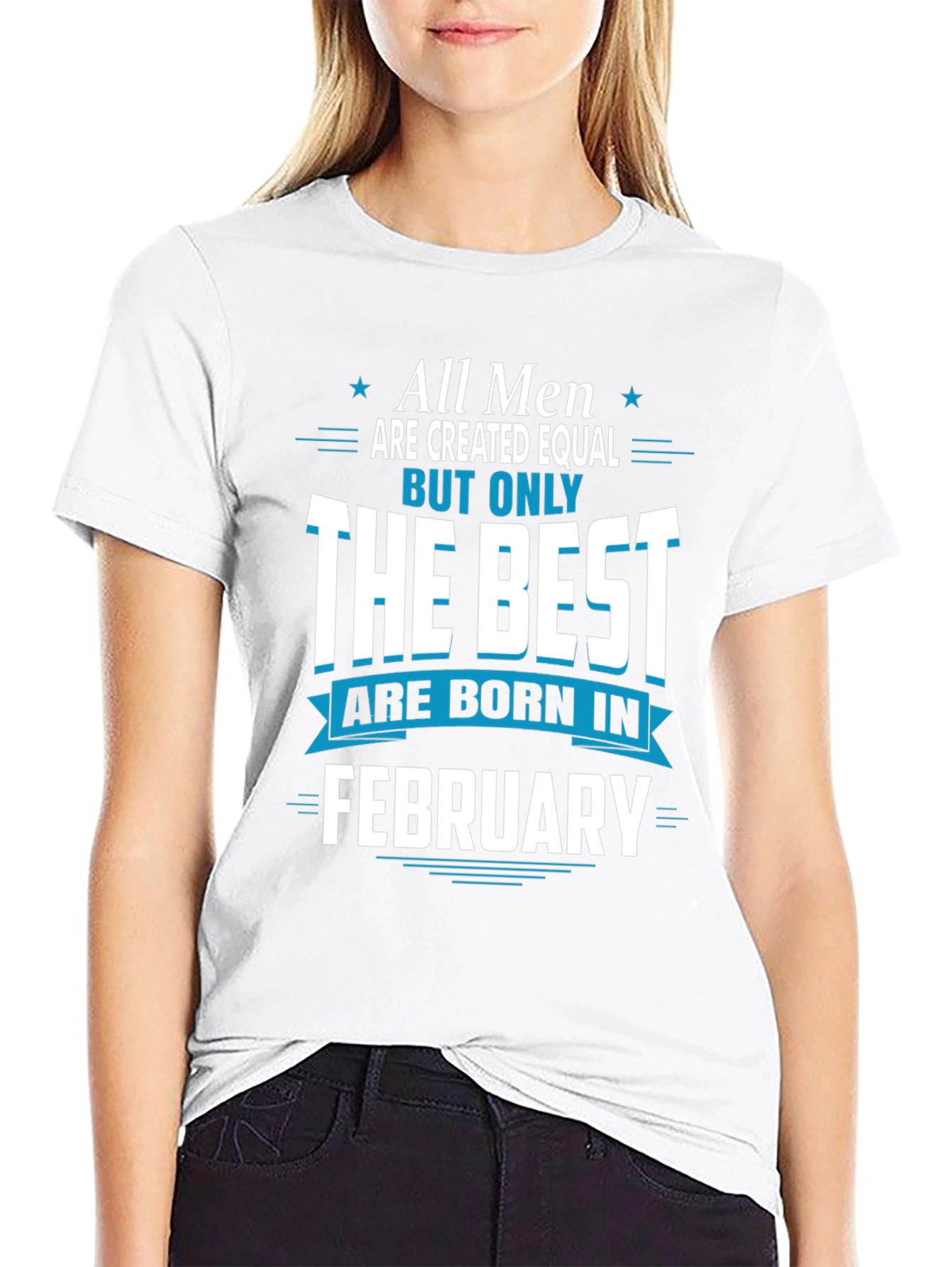 Best Men Born in February Graphic Tee