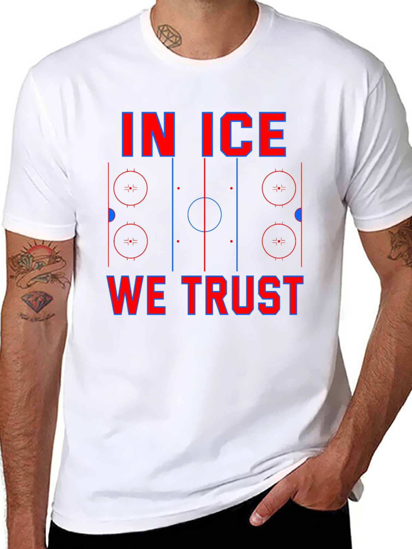In Ice We Trust Hockey T-Shirt