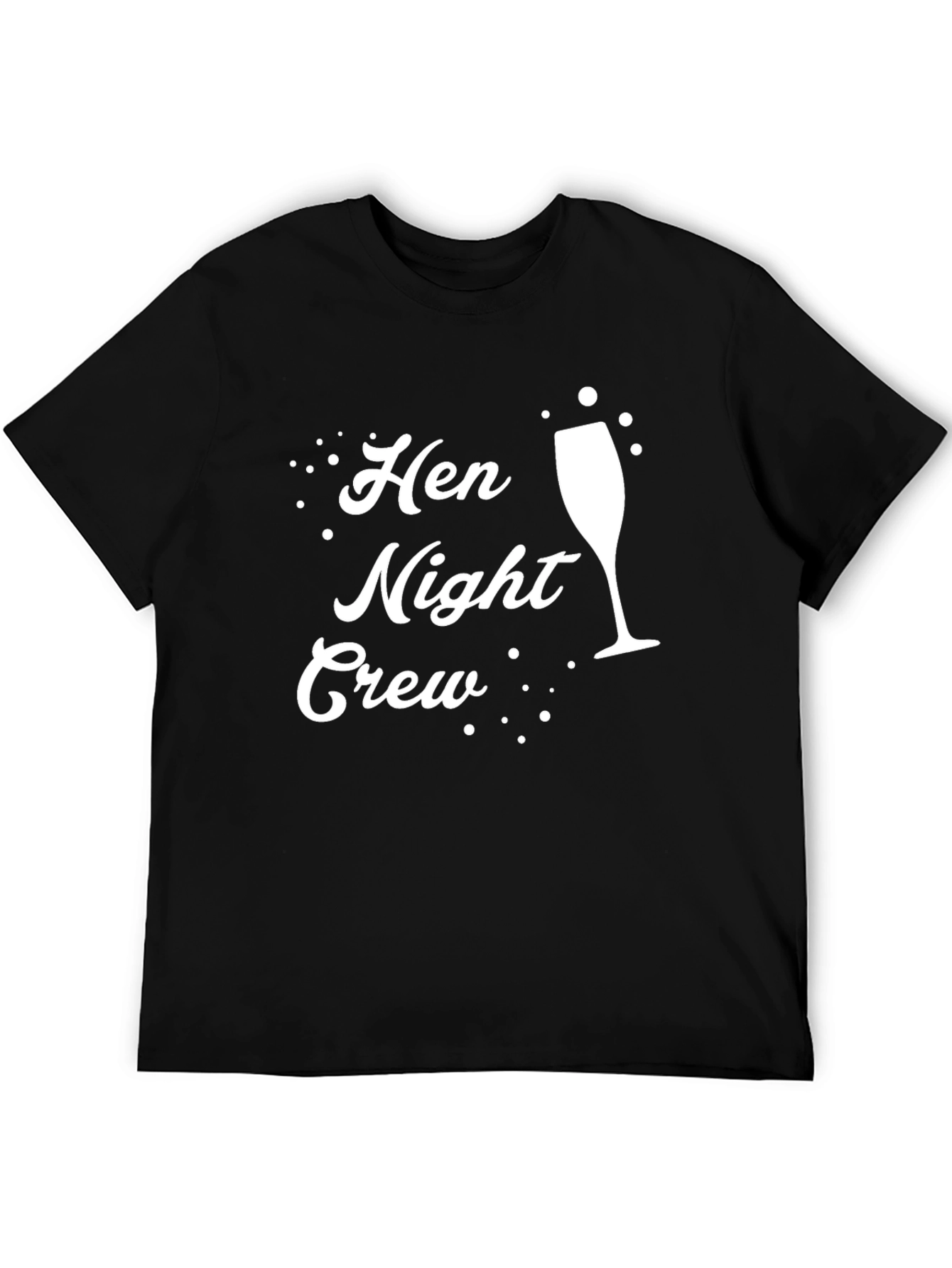 Hen Night Crew Black T-Shirt