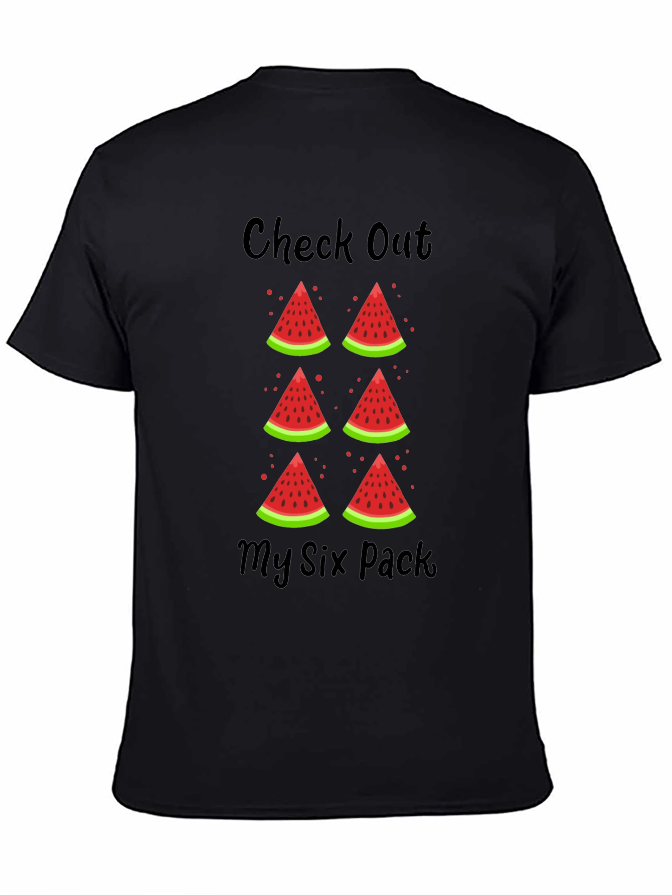 Check Out My Six Pack Watermelon T-Shirt