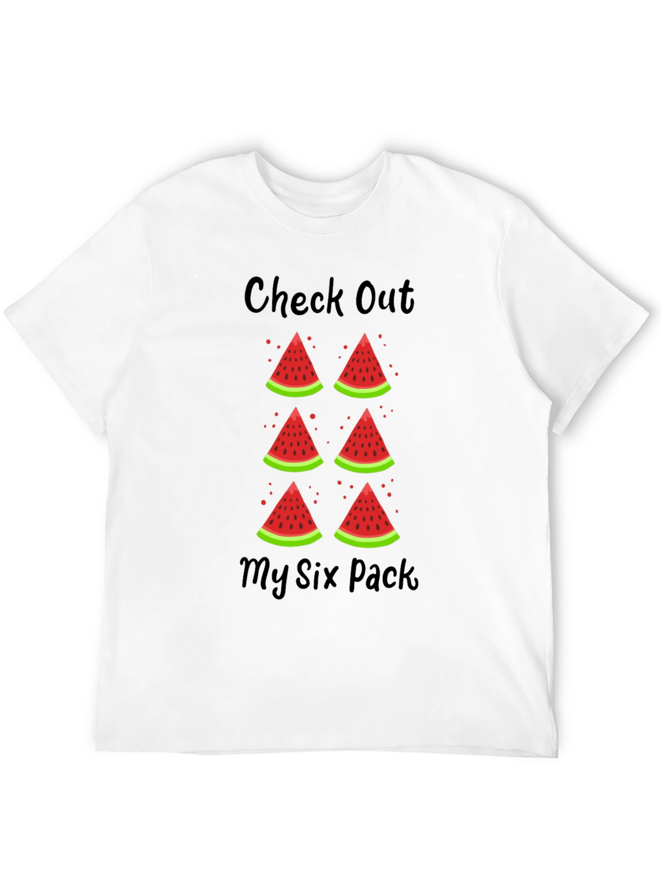 Check Out My Six Pack Watermelon T-Shirt