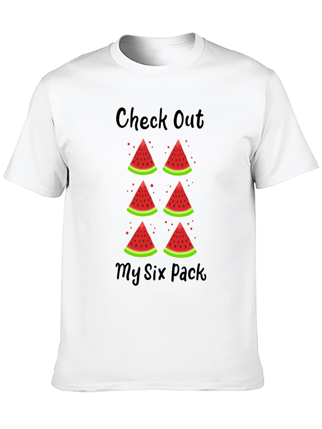 Check Out My Six Pack Watermelon T-Shirt
