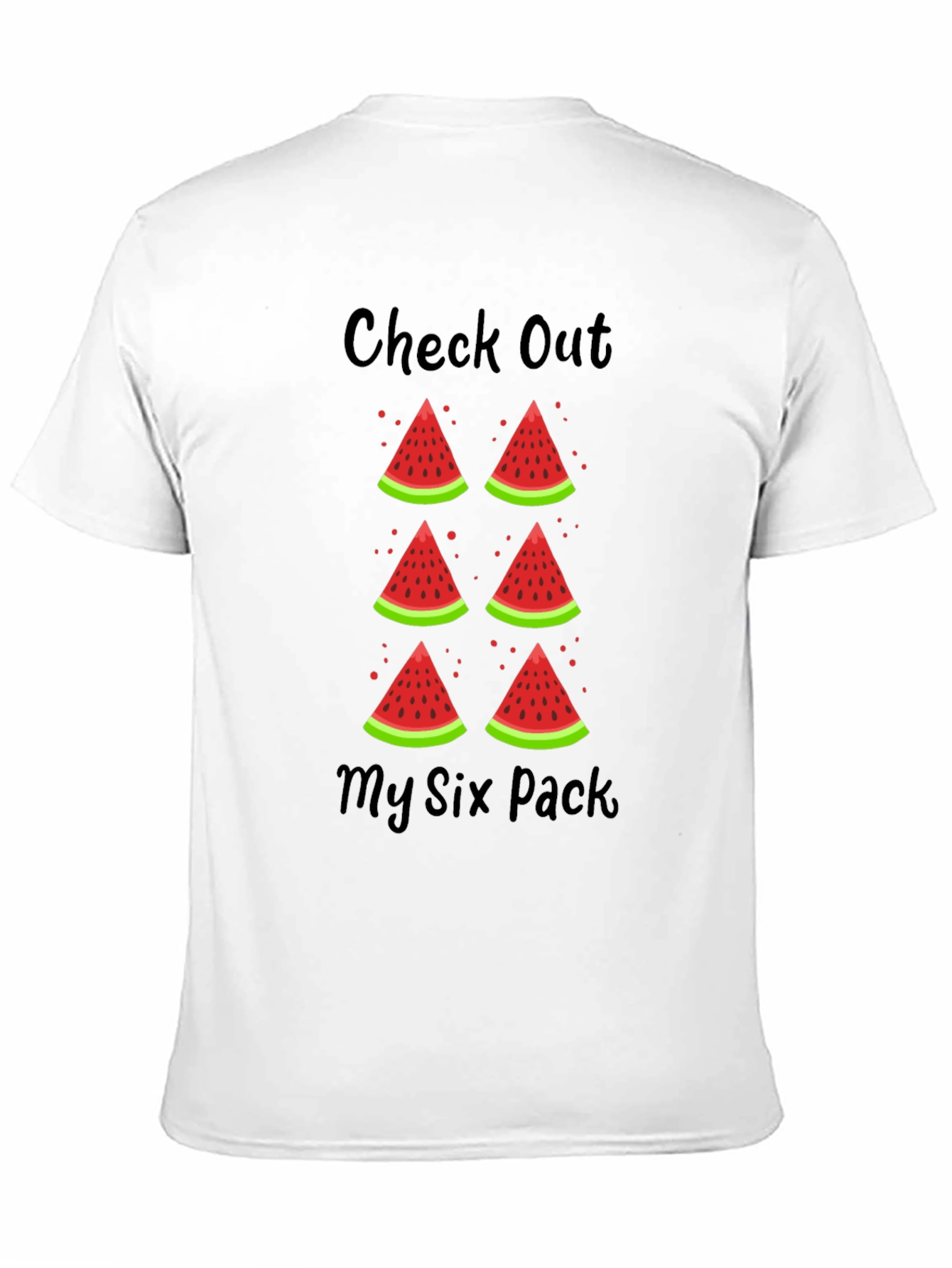 Check Out My Six Pack Watermelon T-Shirt