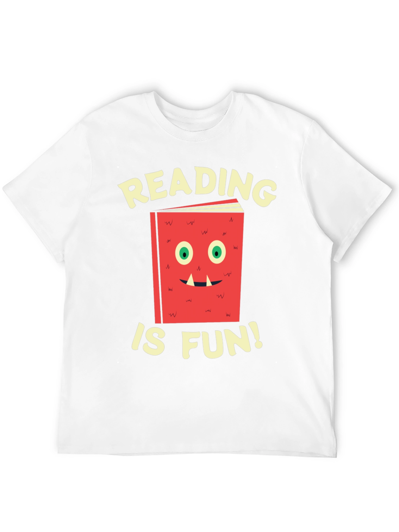 Reading Is Fun T-Shirt Book Monster