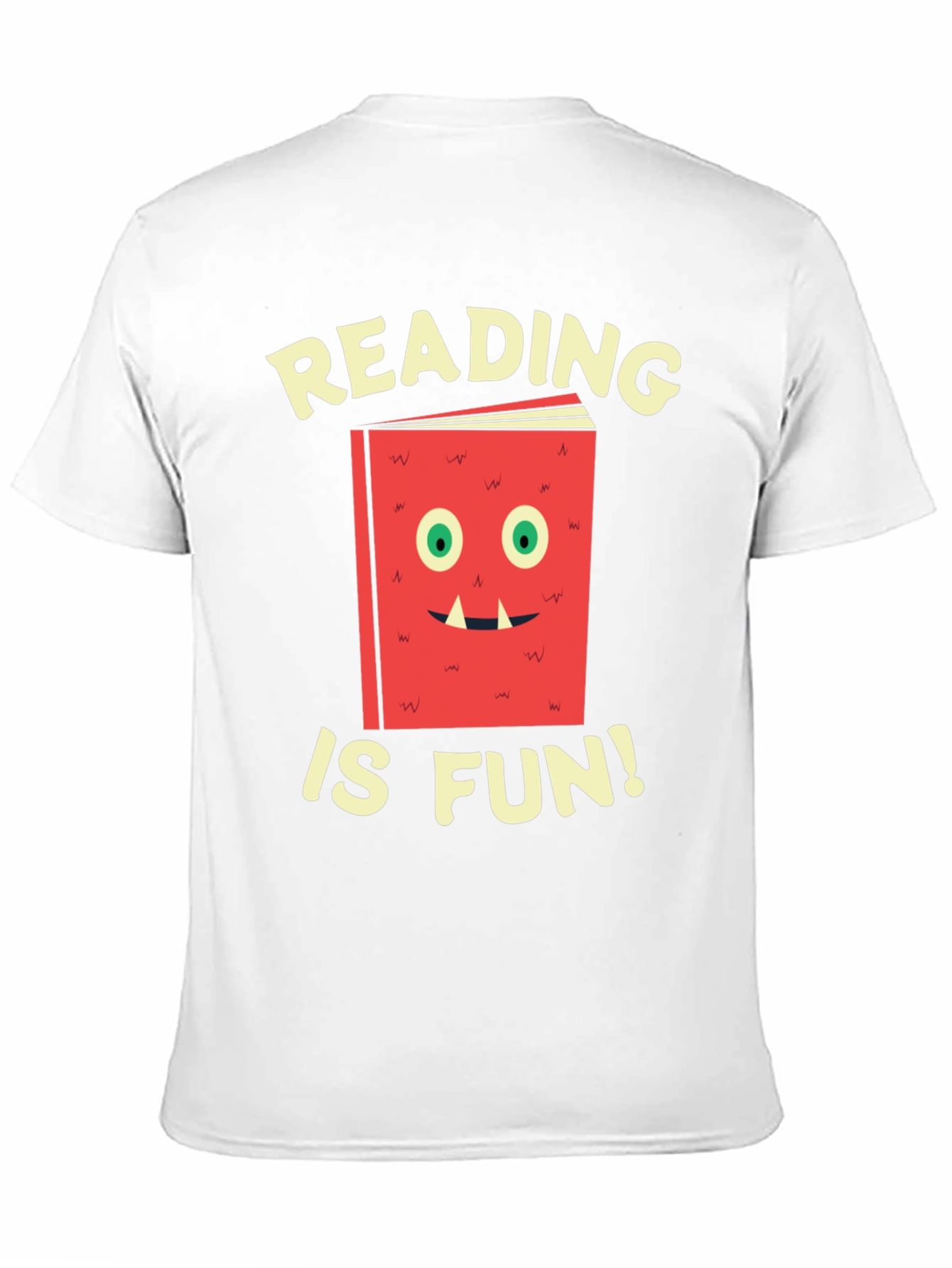 Reading Is Fun T-Shirt Book Monster