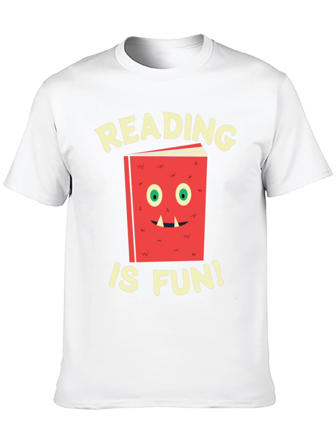 Reading Is Fun T-Shirt Book Monster