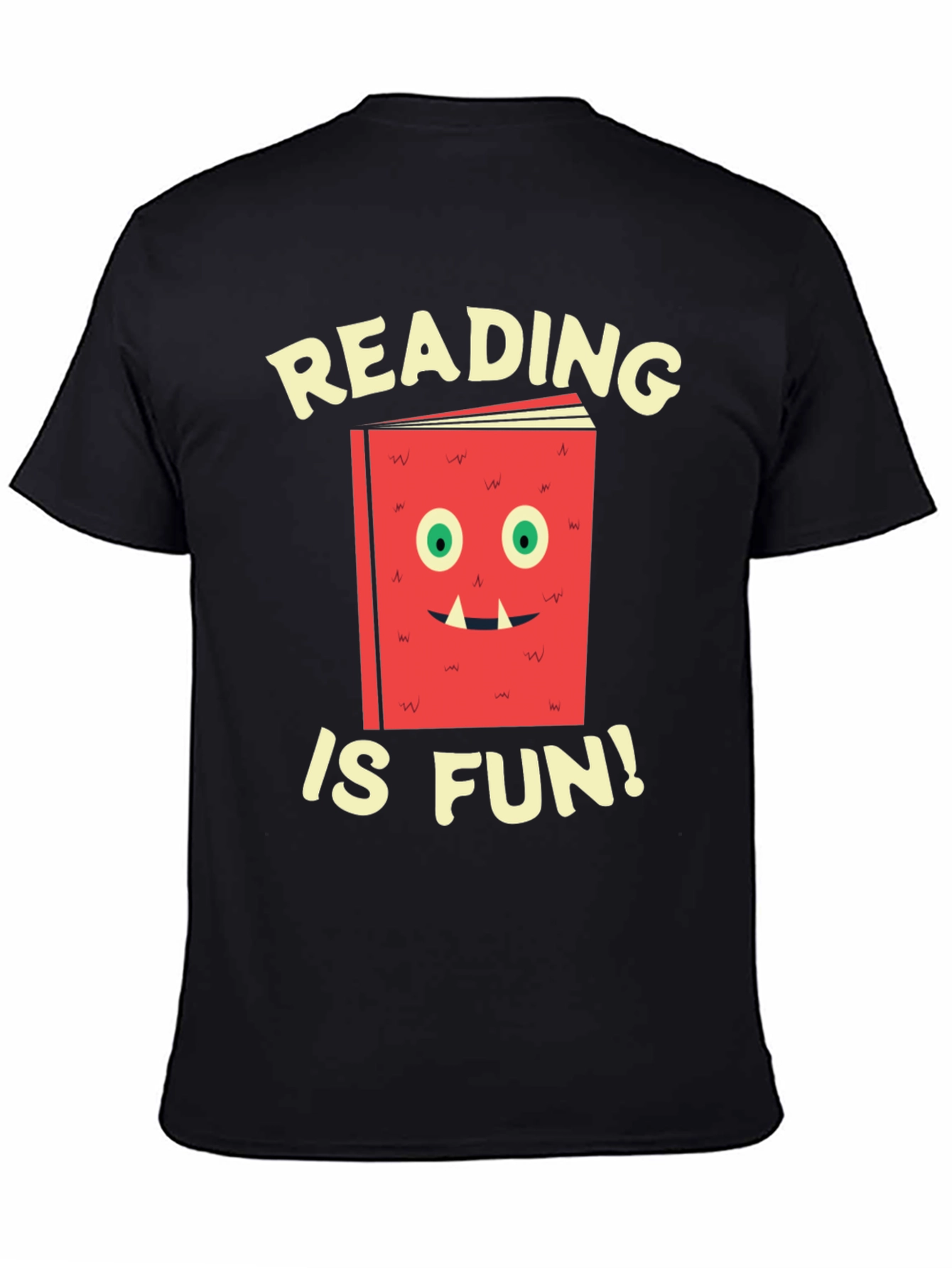 Reading Is Fun T-Shirt Book Monster