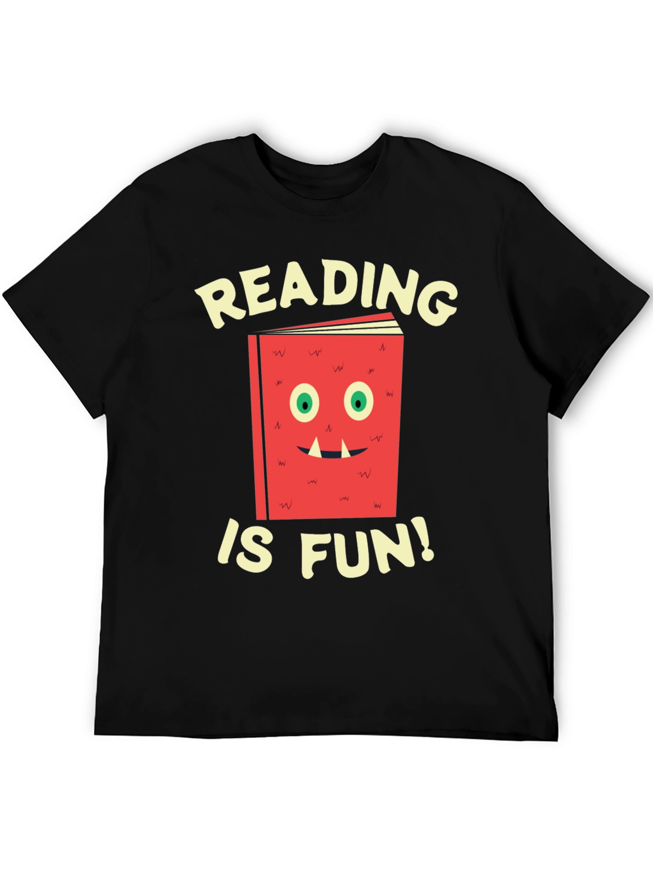 Reading Is Fun T-Shirt Book Monster