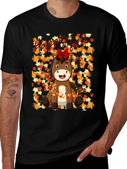 Happy Fall Horse T-Shirt