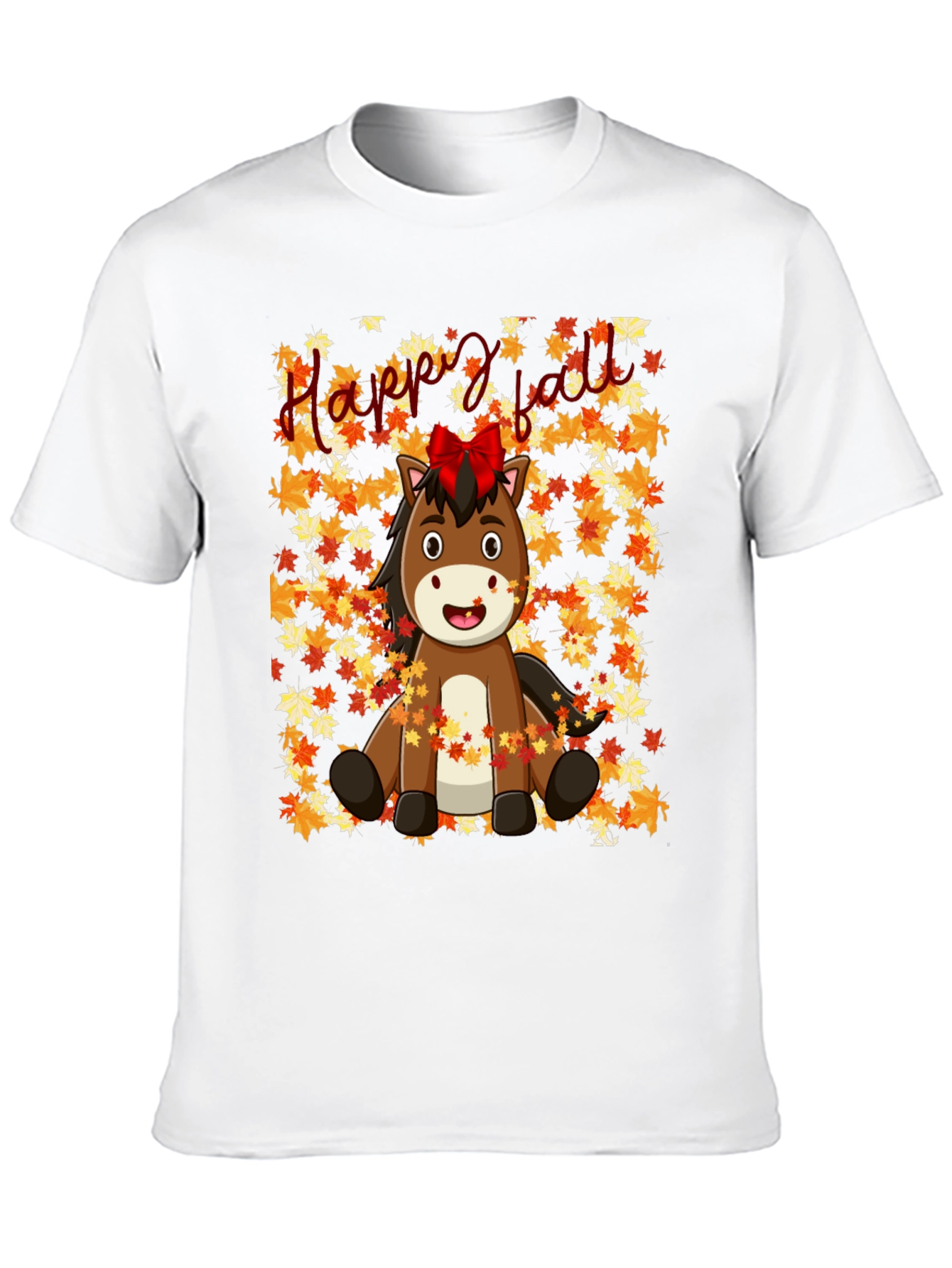 Happy Fall Horse T-Shirt