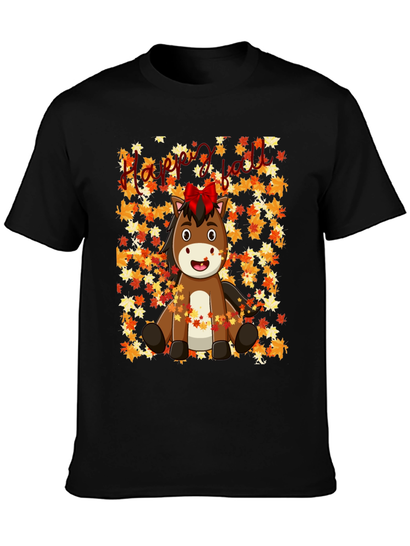 Happy Fall Horse T-Shirt
