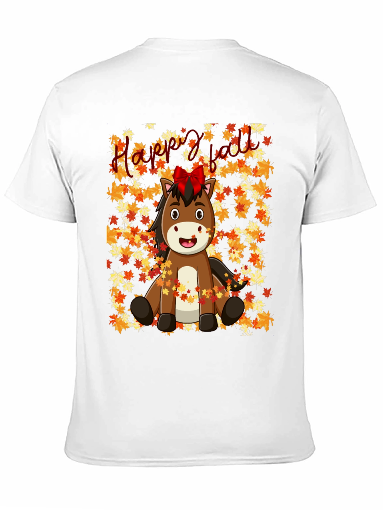 Happy Fall Horse T-Shirt
