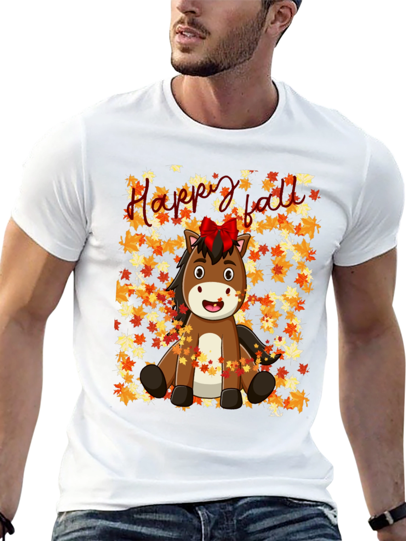 Happy Fall Horse T-Shirt