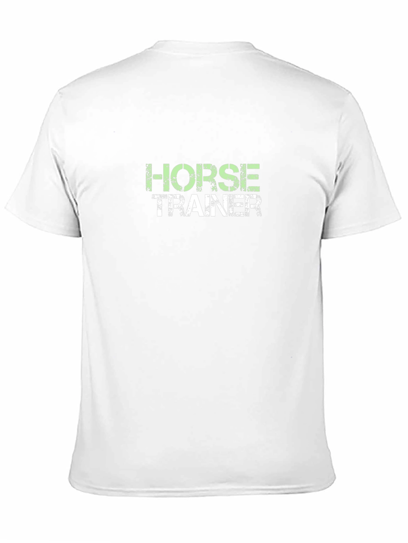 Horse Trainer T-Shirt - Black Cotton Tee