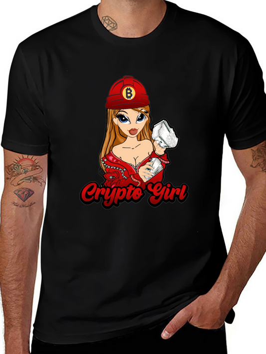 Crypto Girl Bitcoin T-Shirt