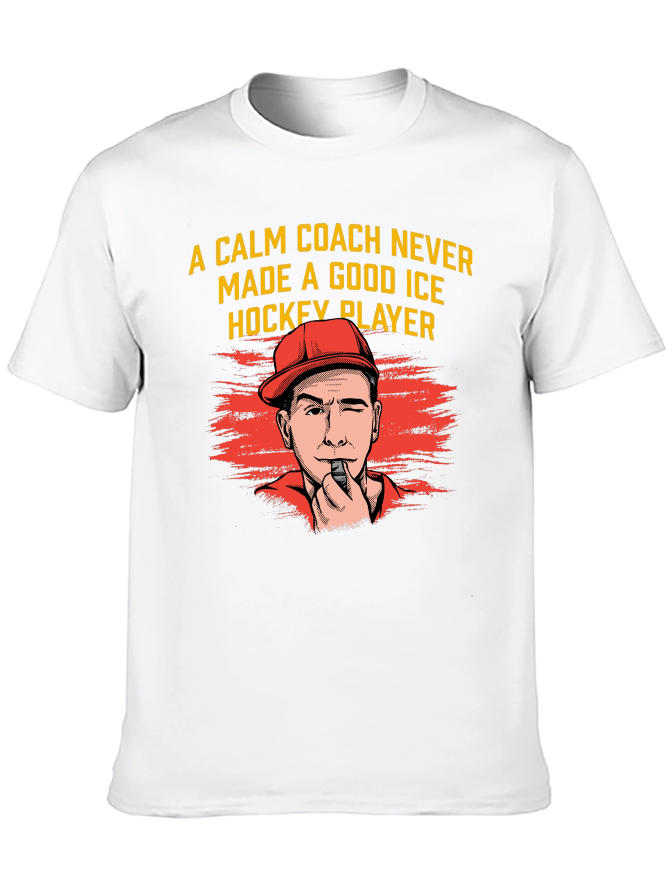 Funny Hockey Coach Graphic T-Shirt