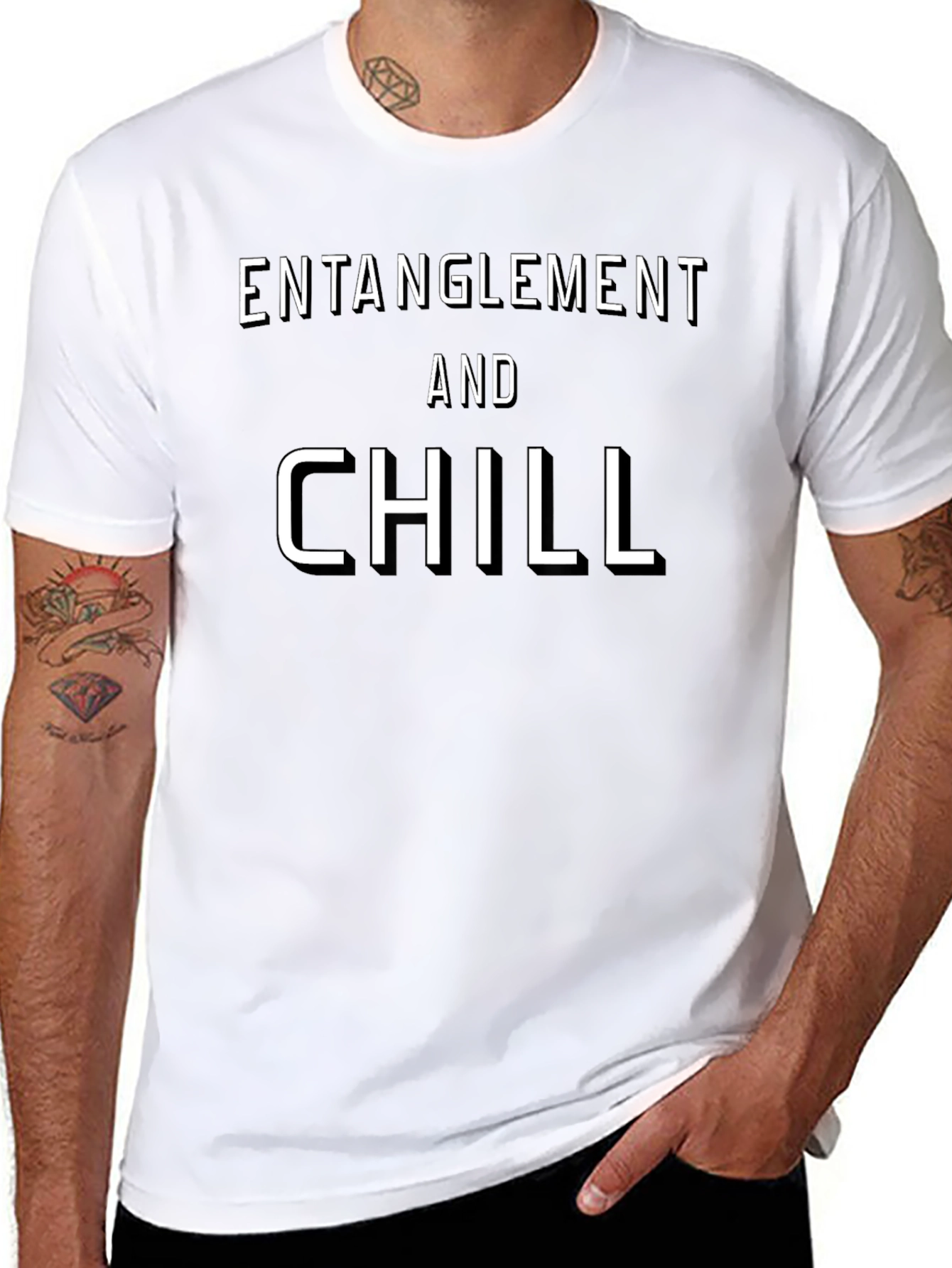 Entanglement and Chill Graphic T-Shirt