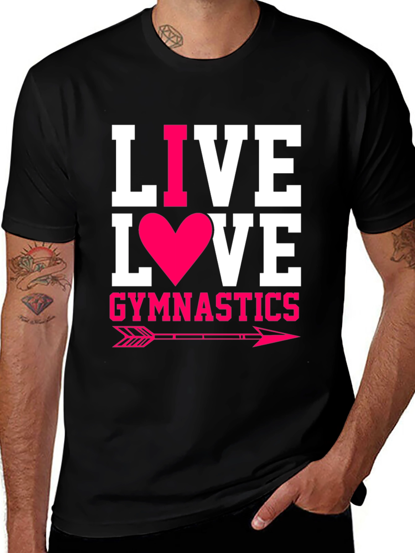 Live Love Gymnastics Graphic Tee