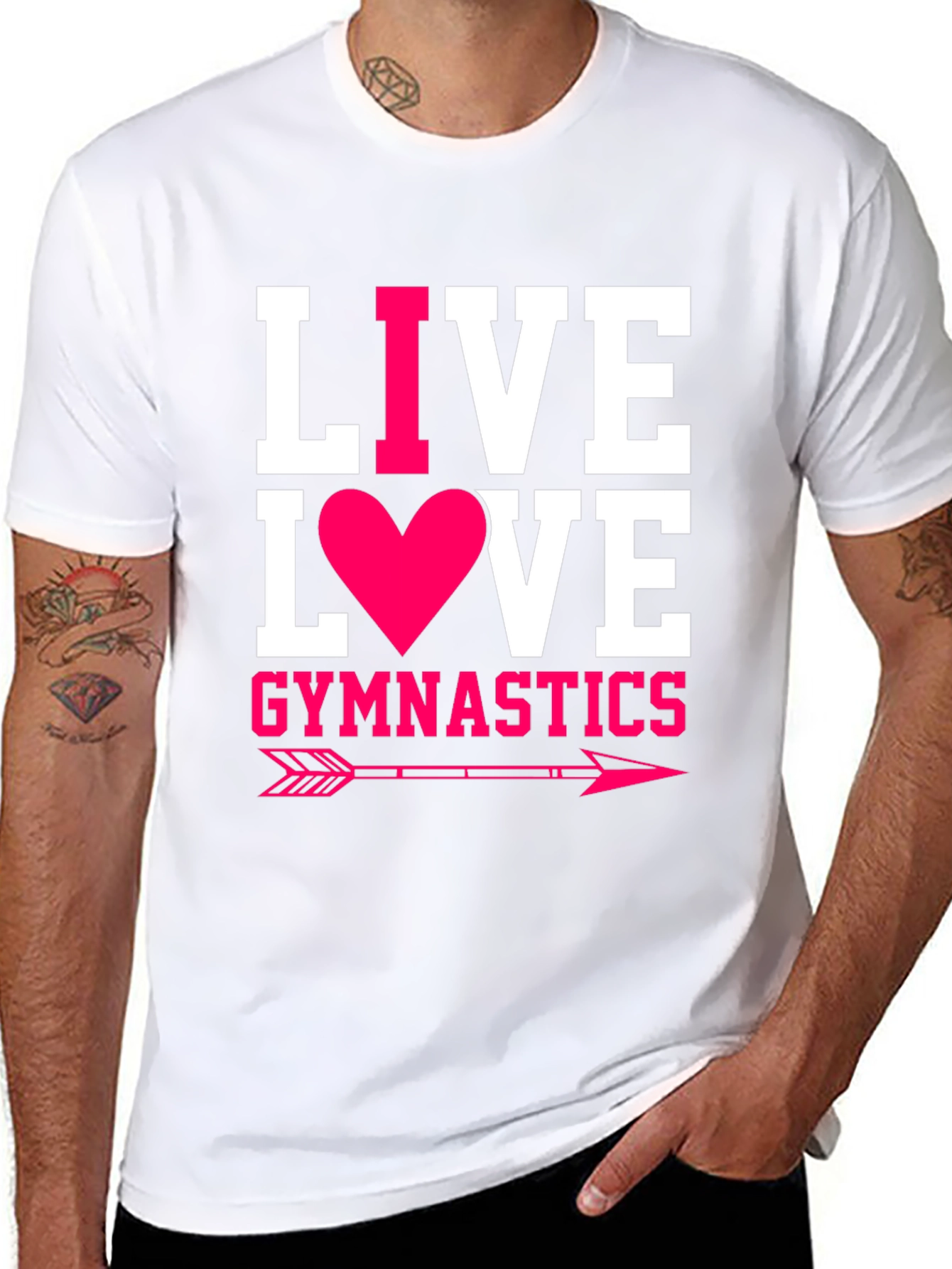 Live Love Gymnastics Graphic Tee
