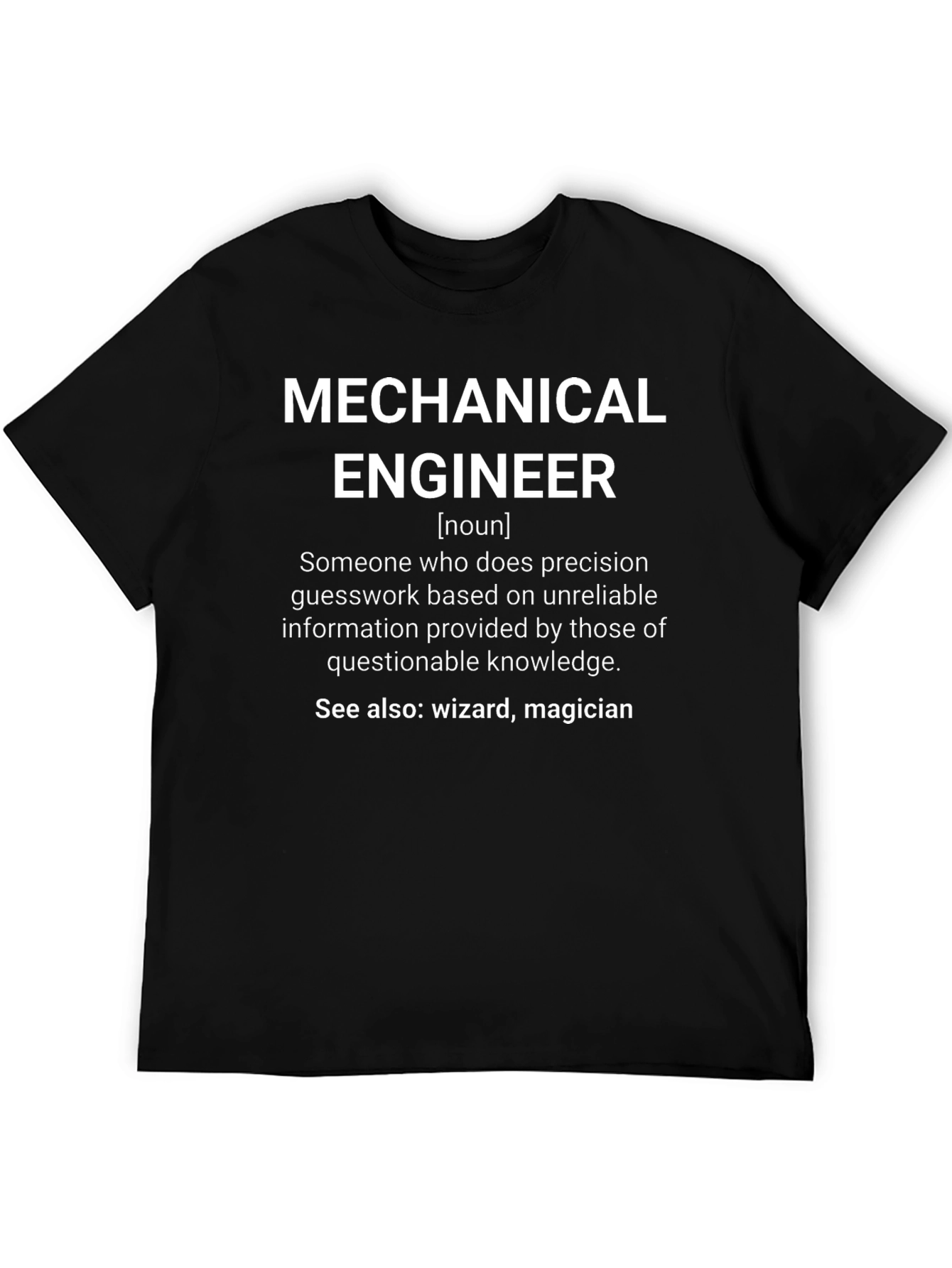 Mechanical Engineer Definition Graphic T-Shirt