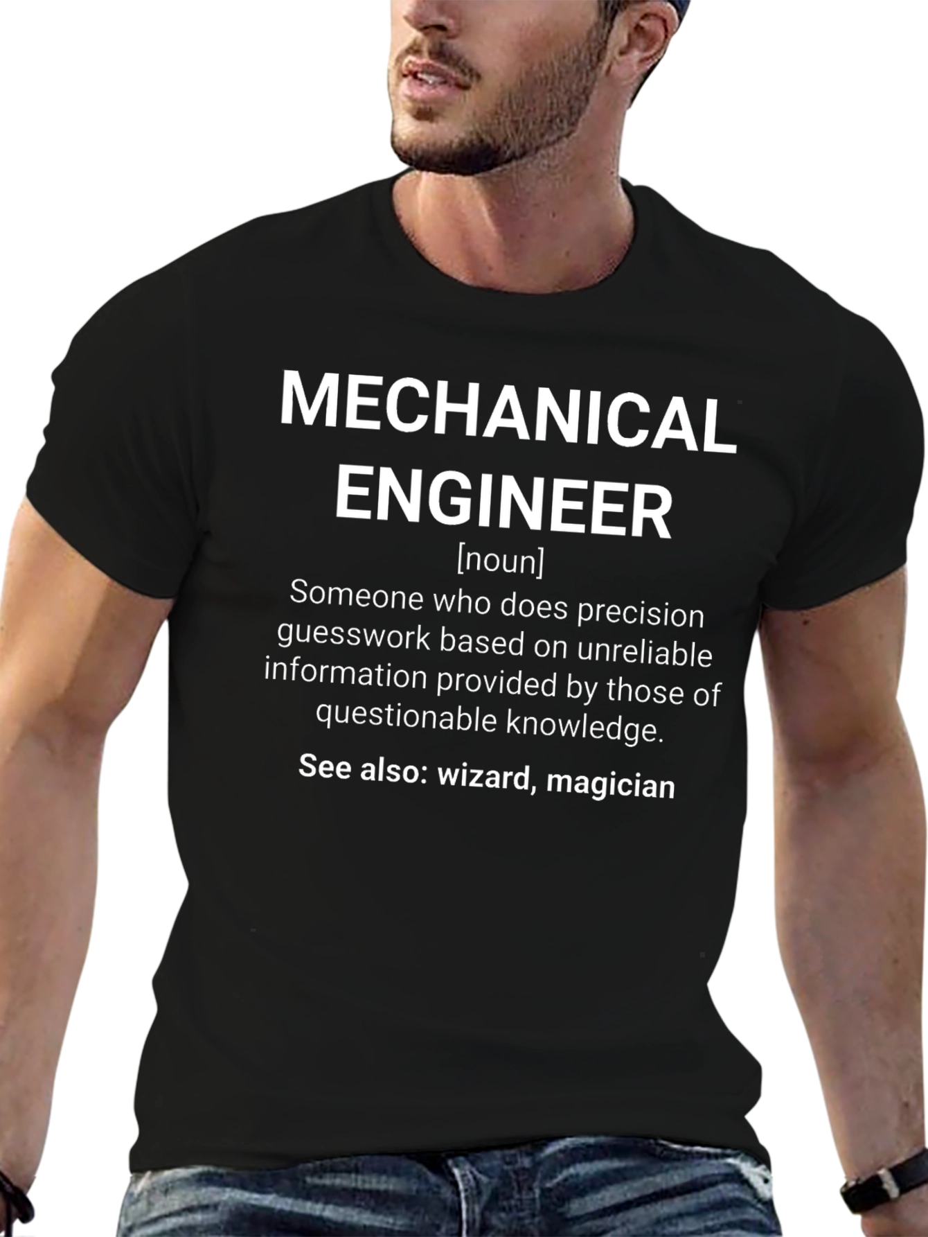 Mechanical Engineer Definition Graphic T-Shirt