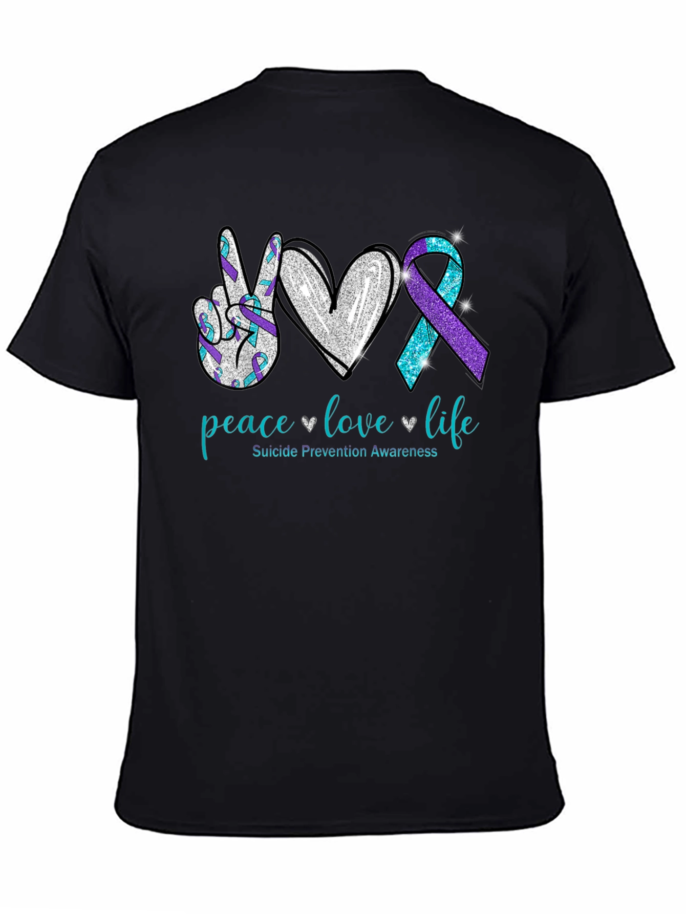 Peace Love Life Suicide Prevention Awareness T-Shirt