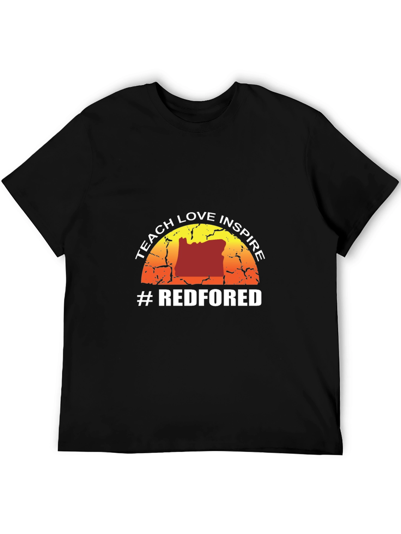 Teach Love Inspire Black Graphic Tee