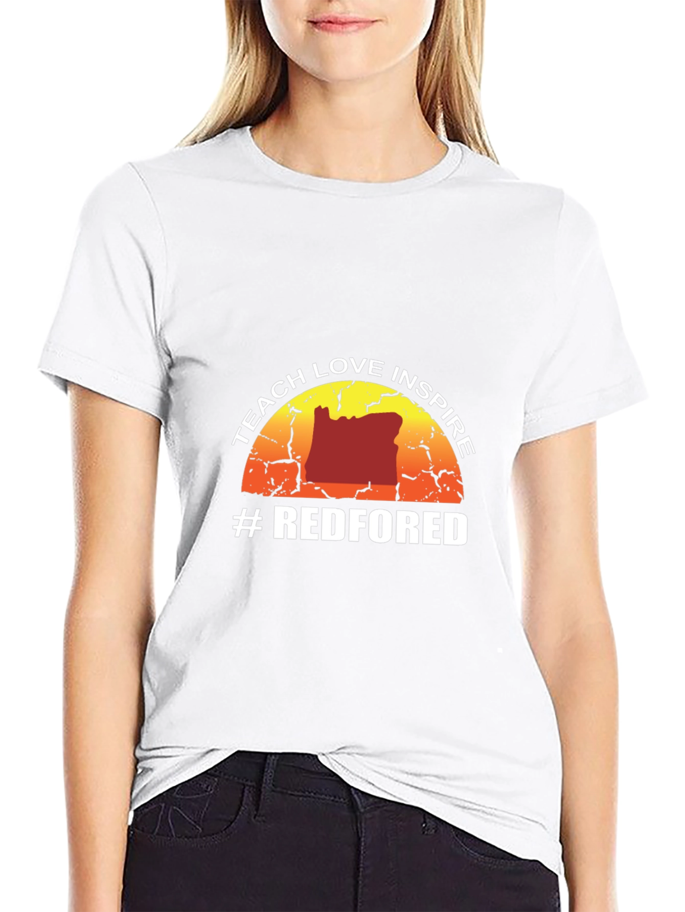 Teach Love Inspire Black Graphic Tee
