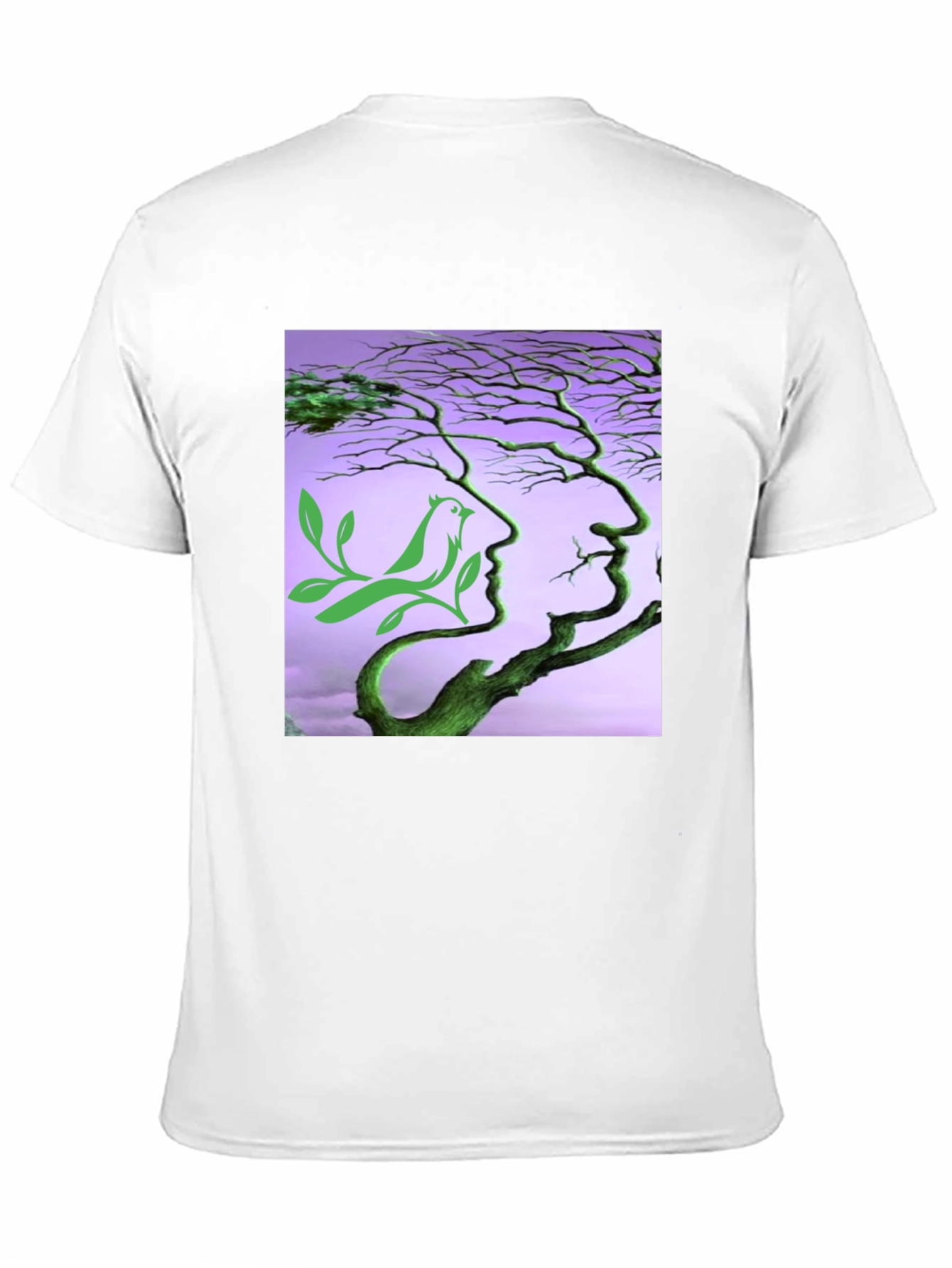 Nature Faces Black T-Shirt