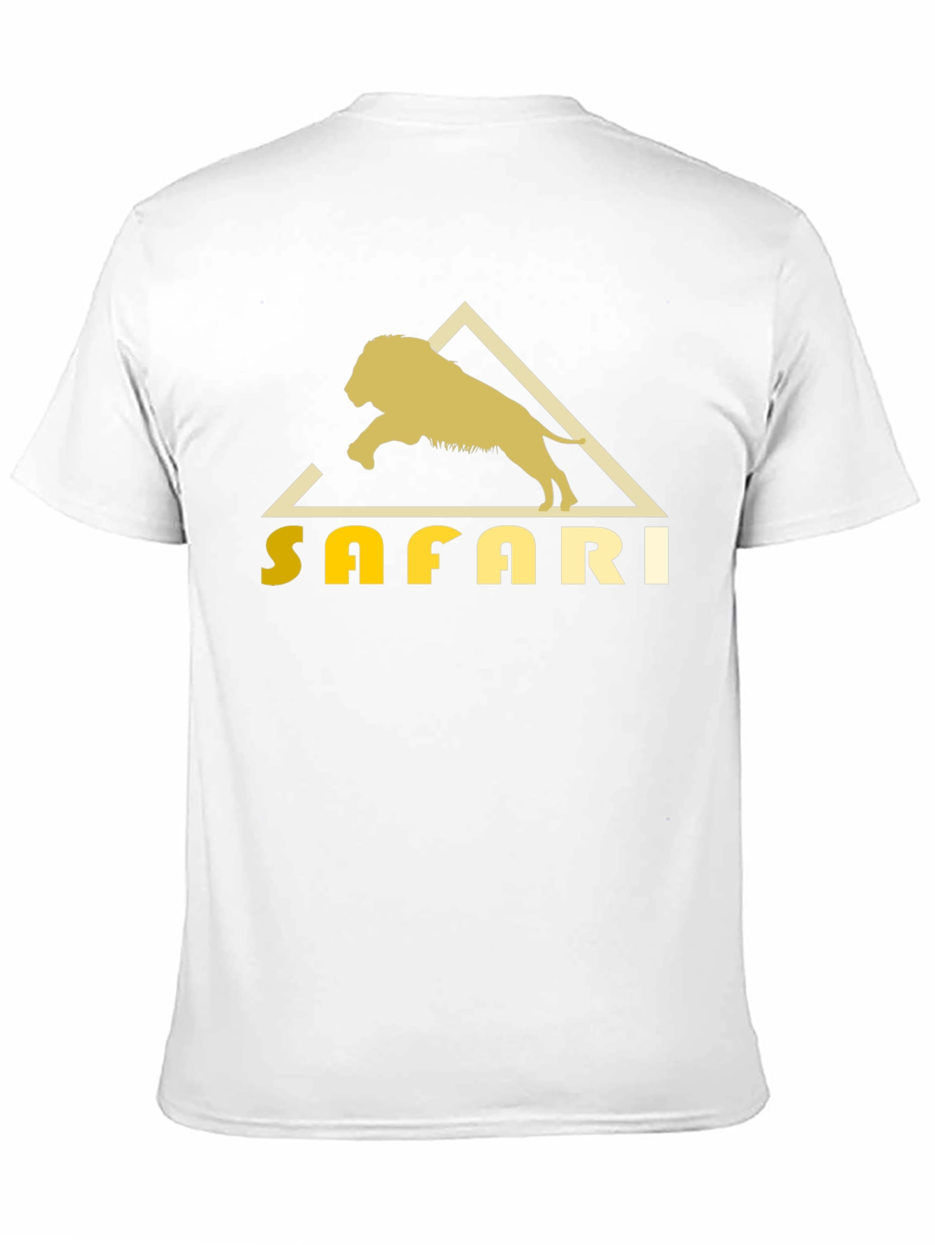 Safari Lion Graphic Tee - Classic Black T-Shirt