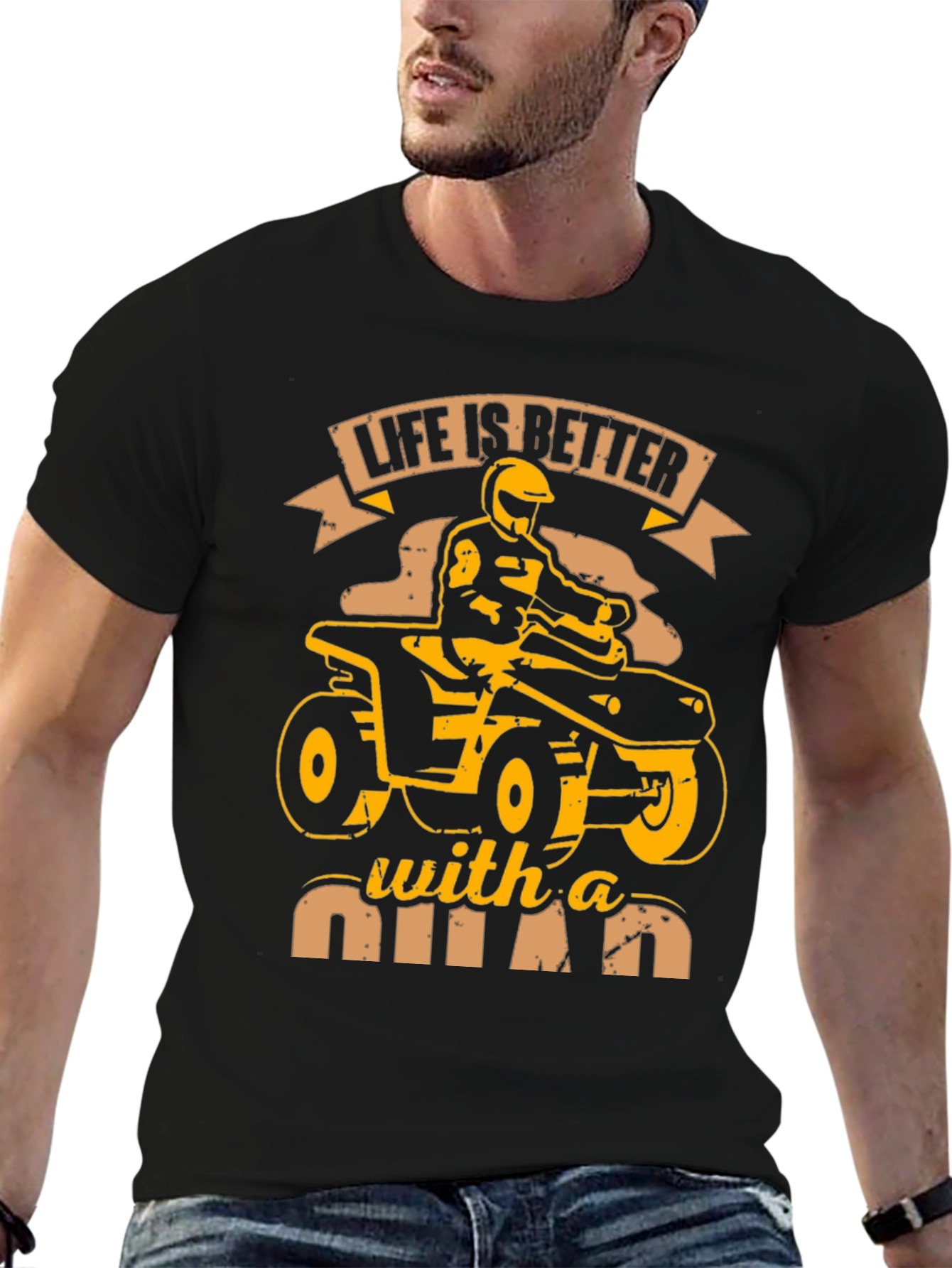 Life is Better With a Quad Graphic T-Shirt