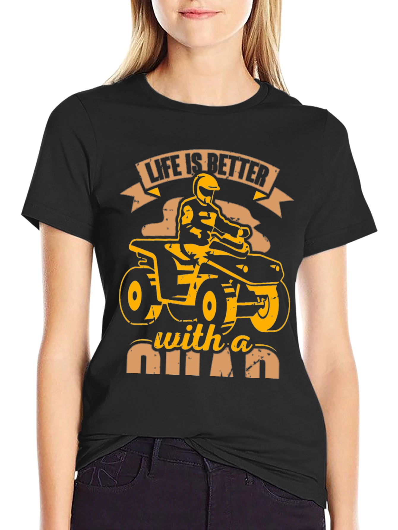Life is Better With a Quad Graphic T-Shirt
