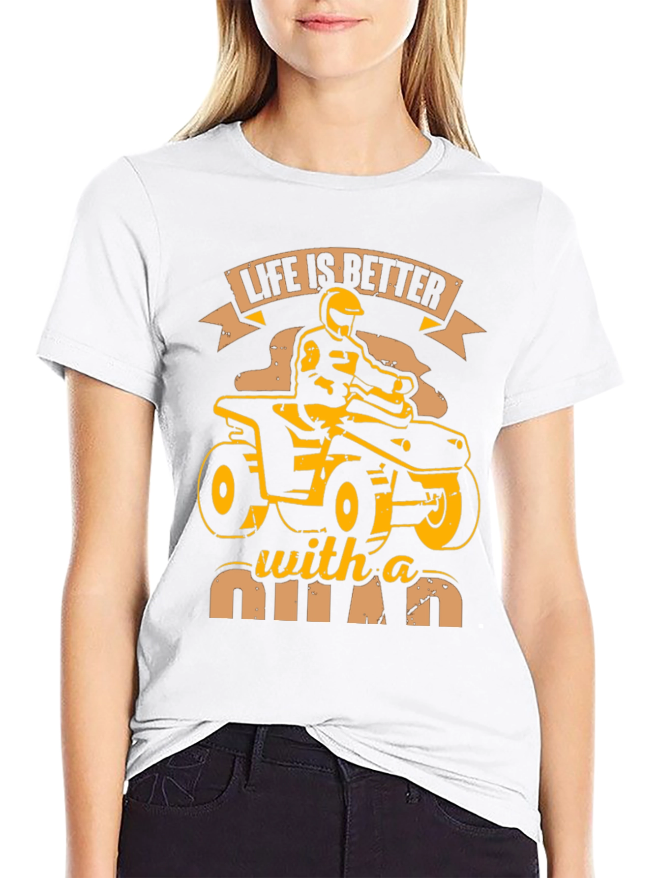 Life is Better With a Quad Graphic T-Shirt