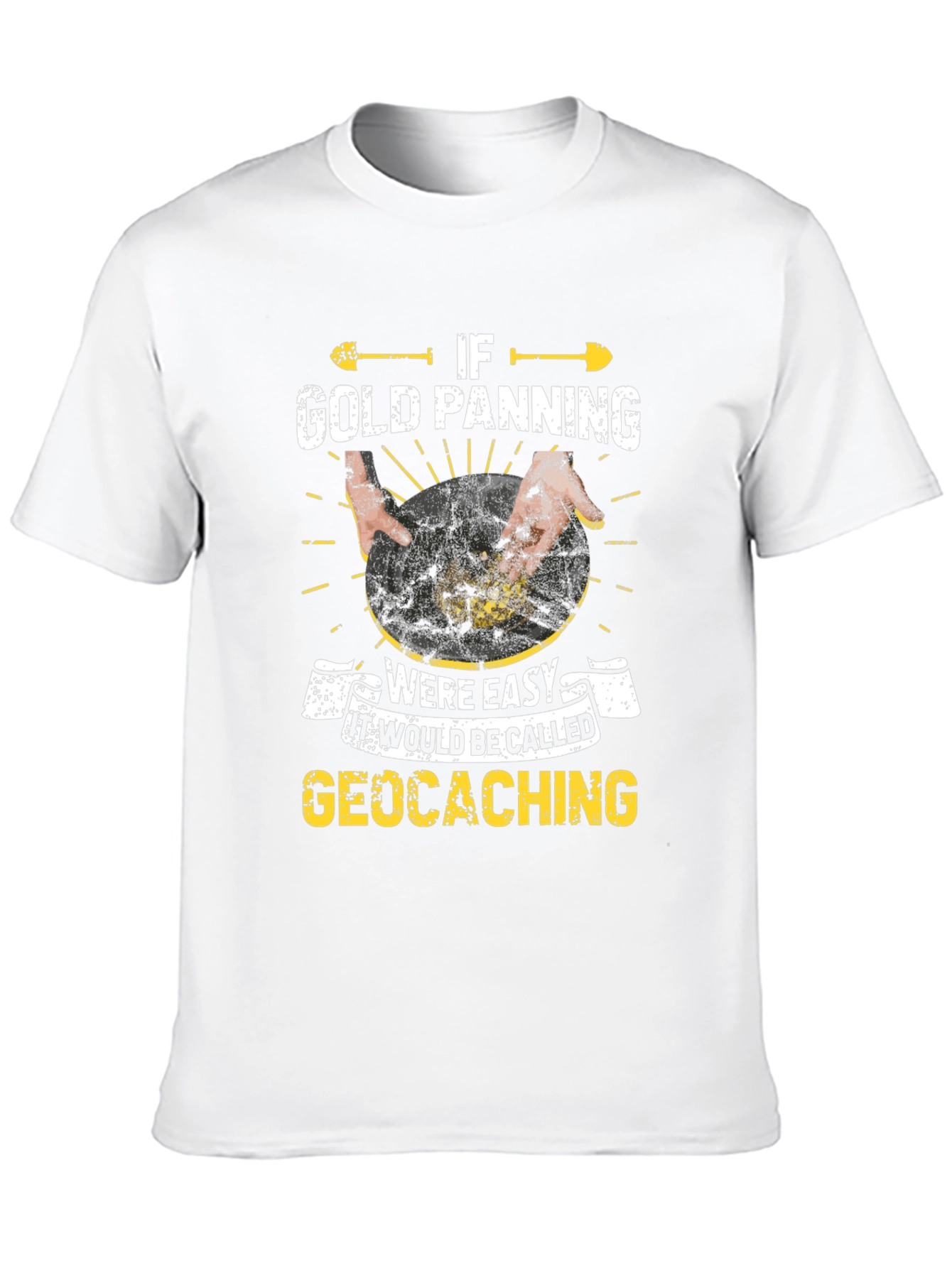 Gold Panning Geocaching Graphic Tee