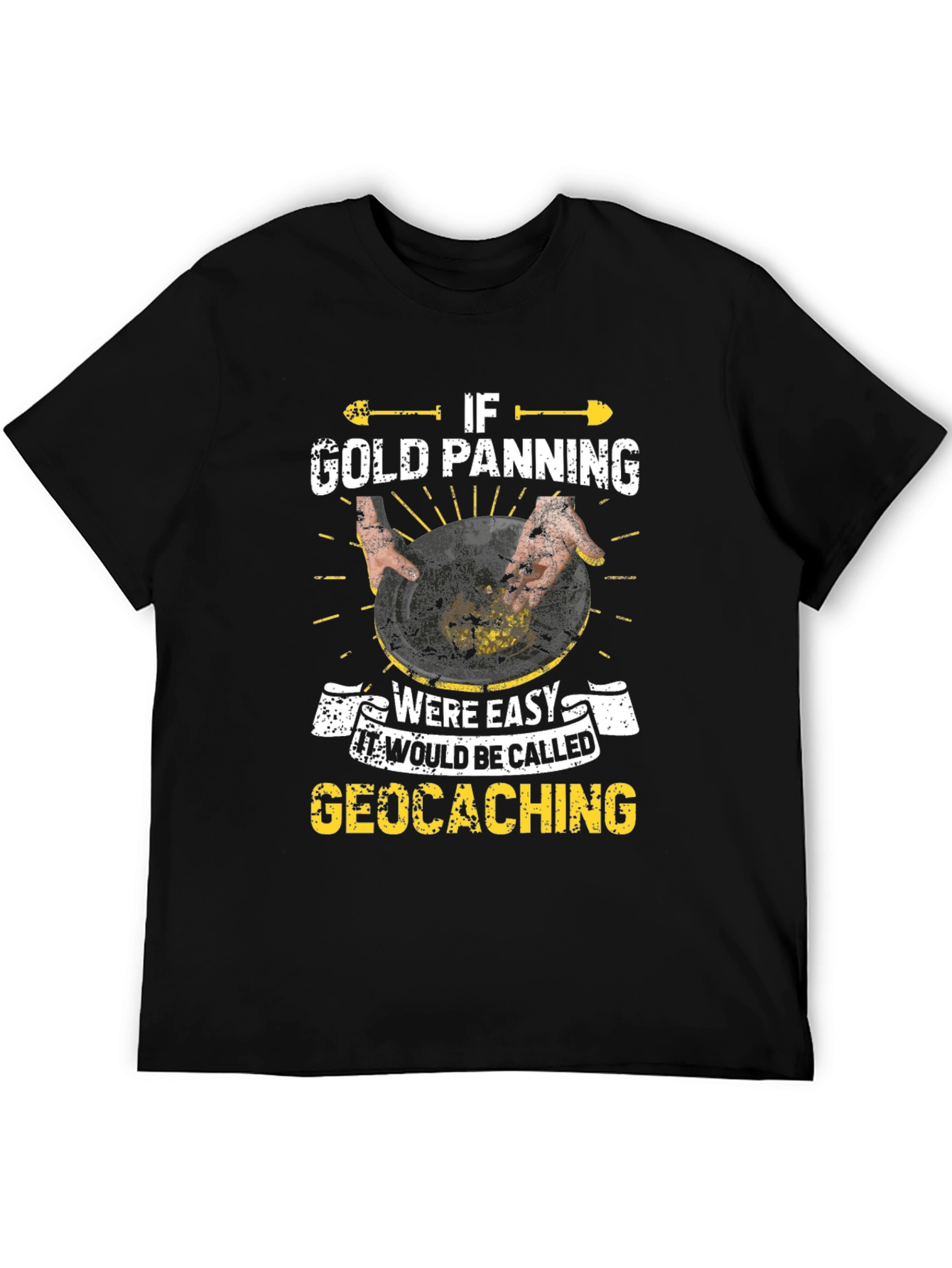 Gold Panning Geocaching Graphic Tee