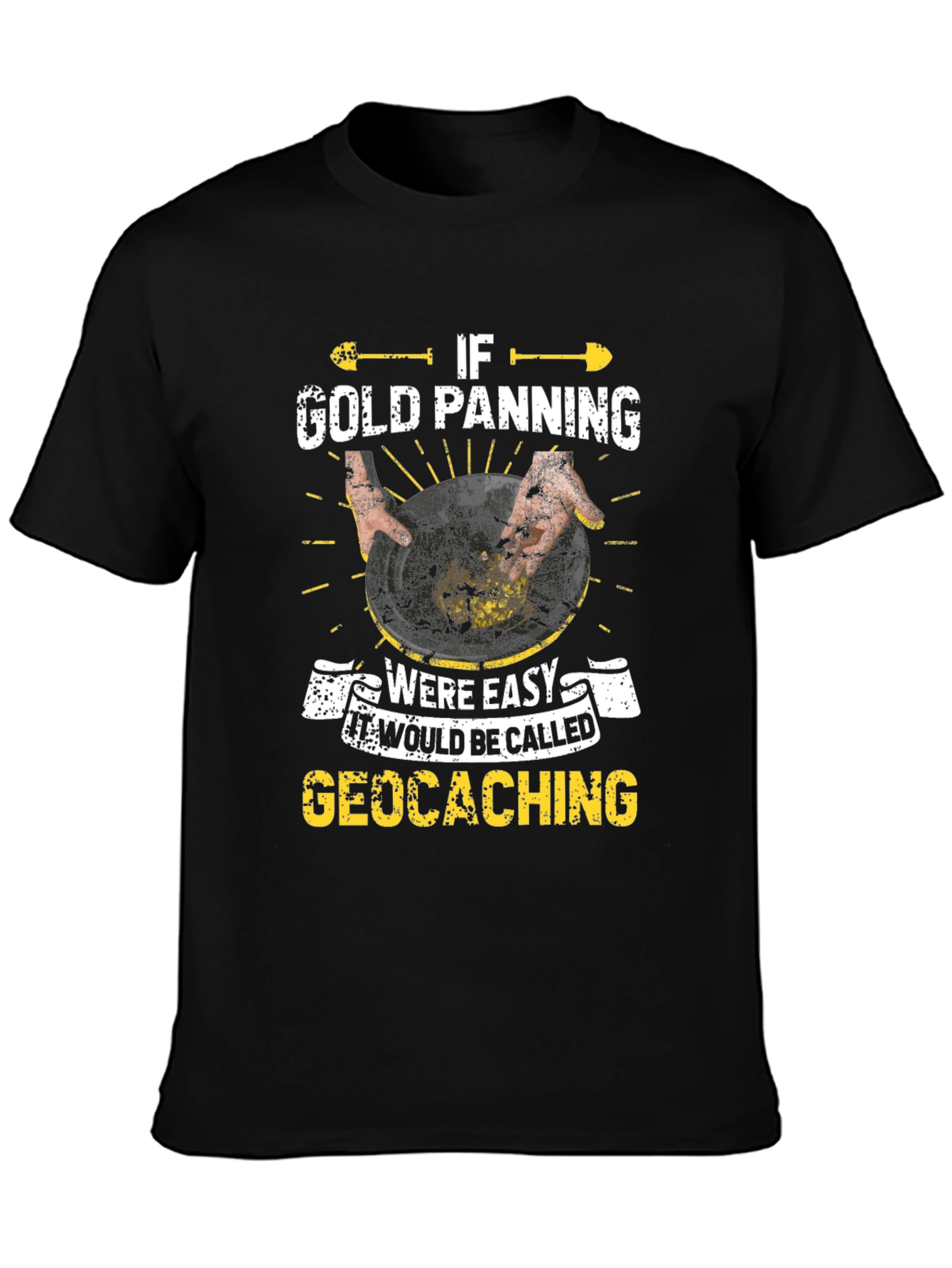 Gold Panning Geocaching Graphic Tee