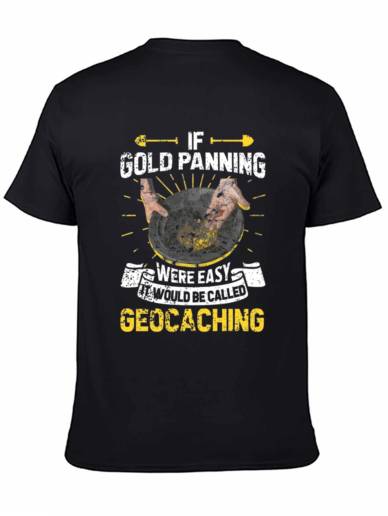 Gold Panning Geocaching Graphic Tee
