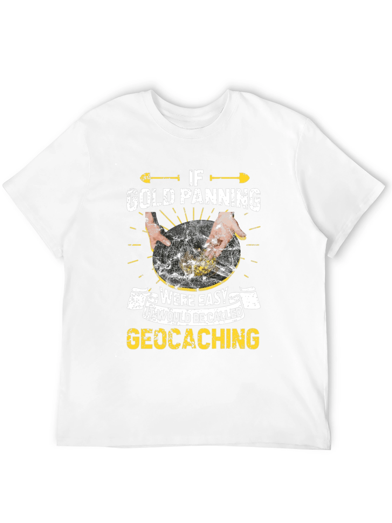 Gold Panning Geocaching Graphic Tee