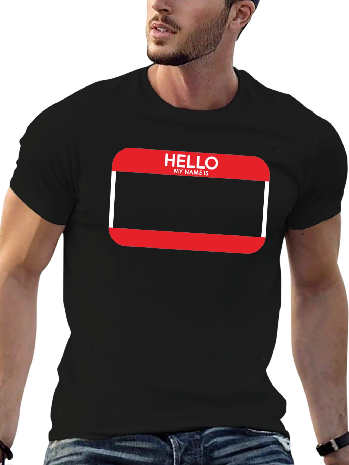 Hello My Name Is T-Shirt - Fun Introvert Tee