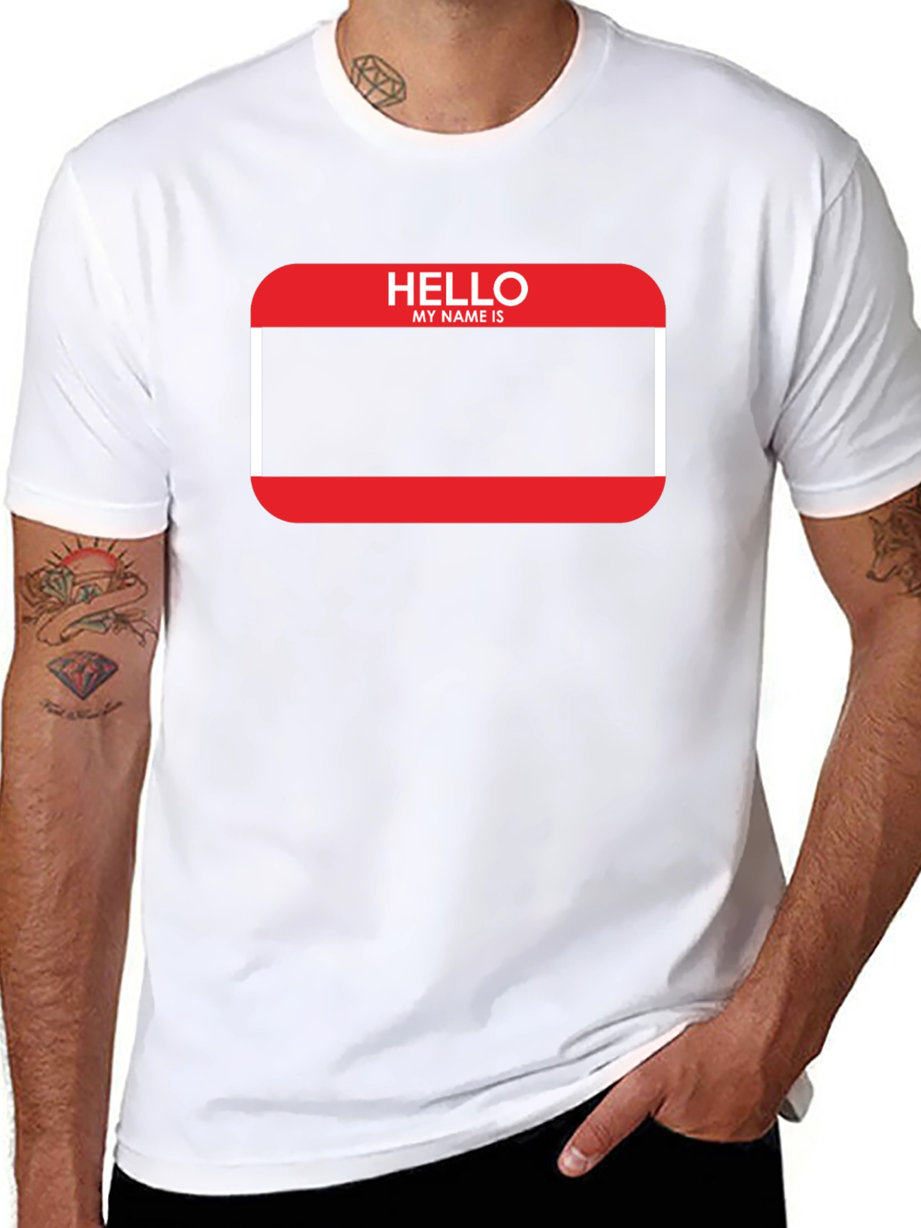 Hello My Name Is T-Shirt - Fun Introvert Tee