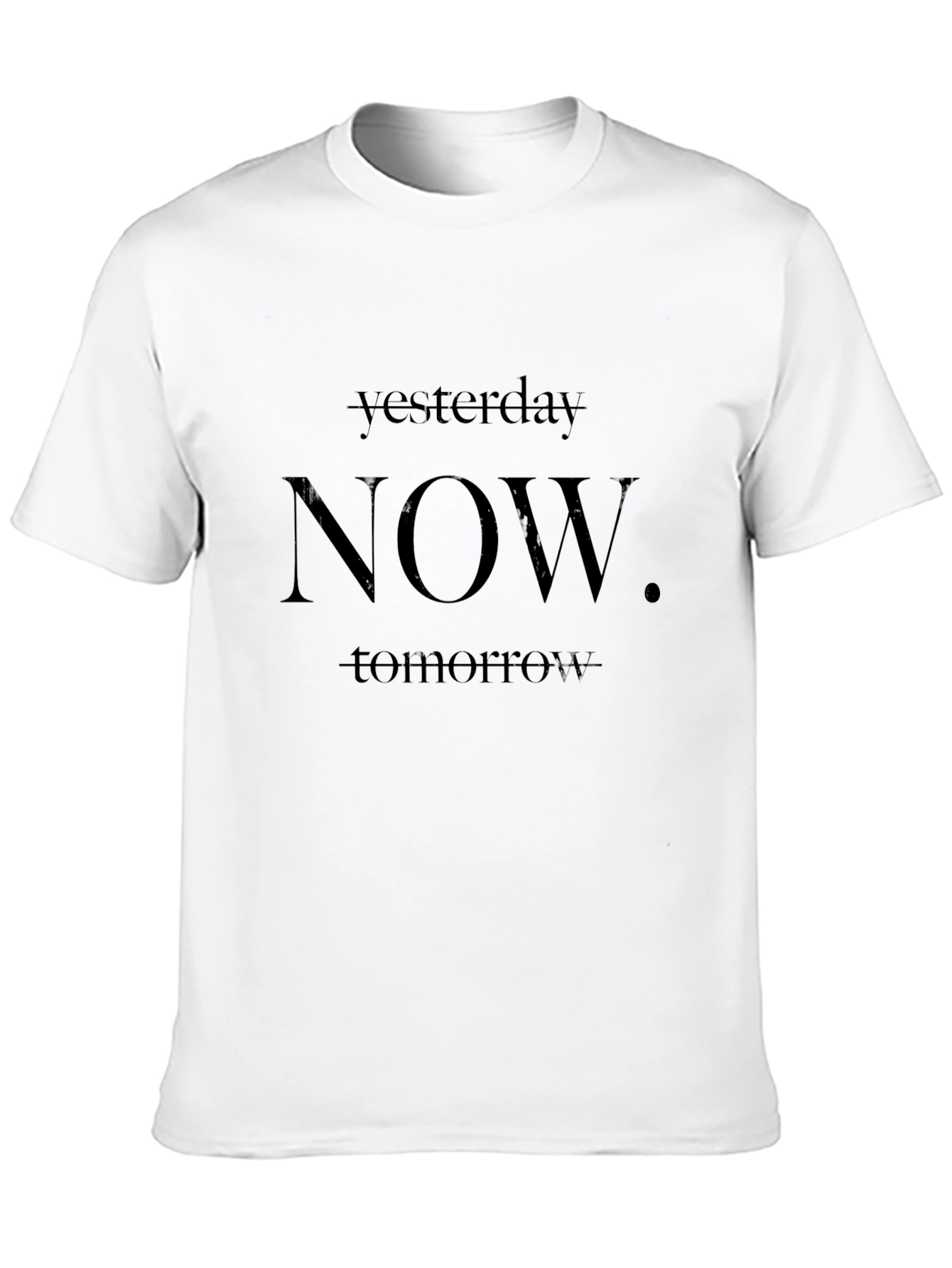 NOW. Graphic Tee - Unisex Black T-Shirt