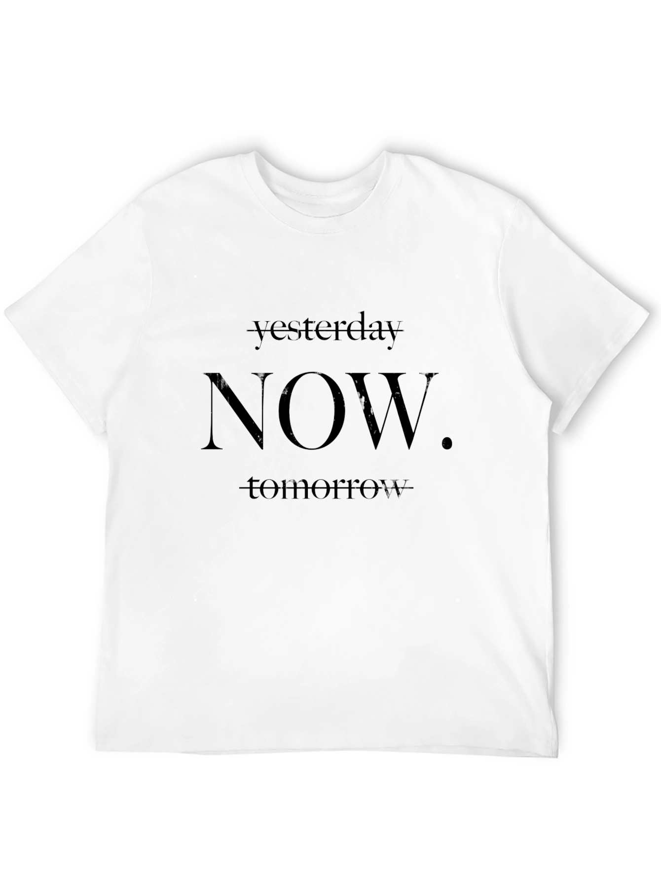 NOW. Graphic Tee - Unisex Black T-Shirt