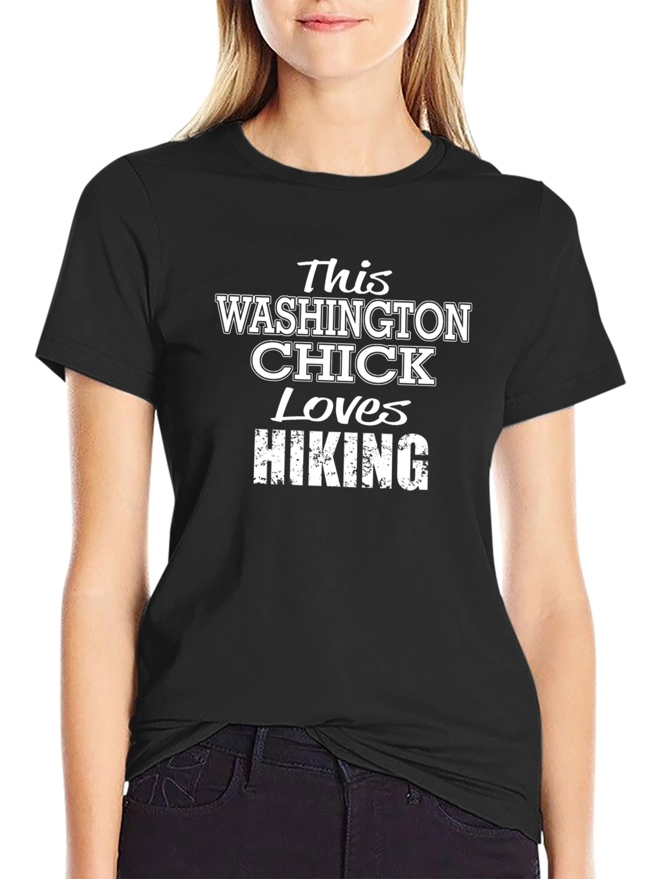 Washington Chick Hiking T-Shirt