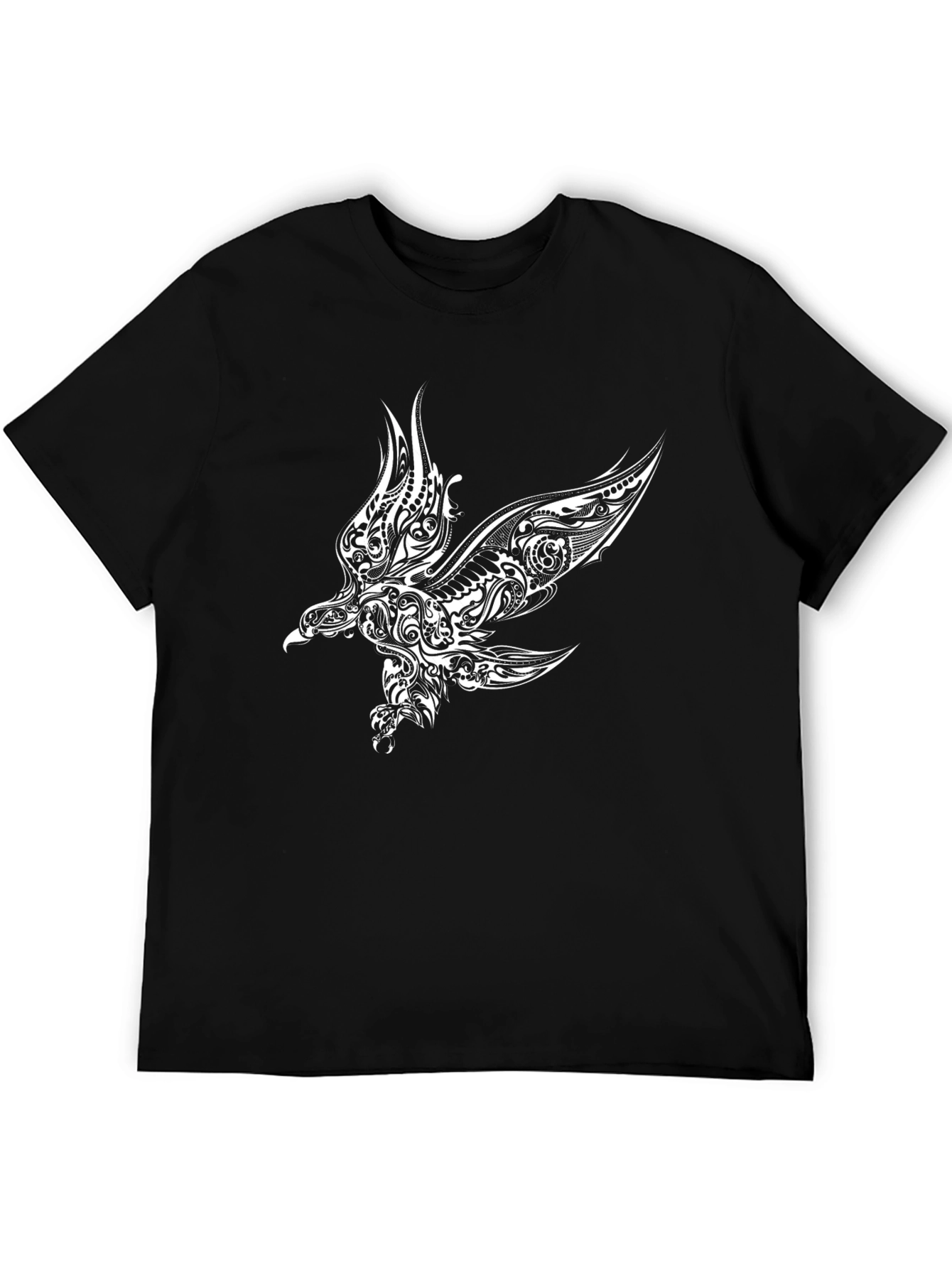 Black Eagle Print T-Shirt