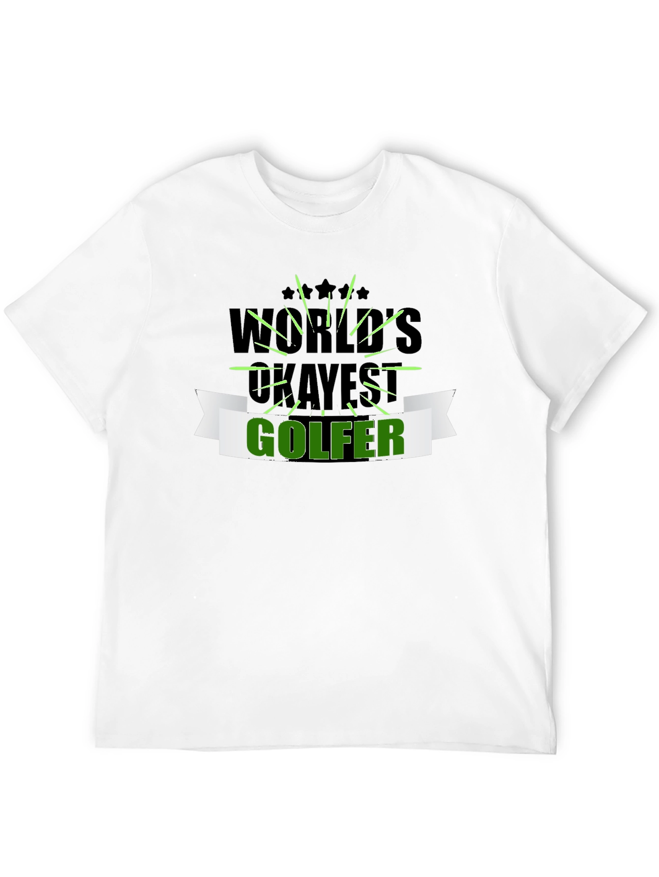 Worlds Okayest Golfer Graphic Tee